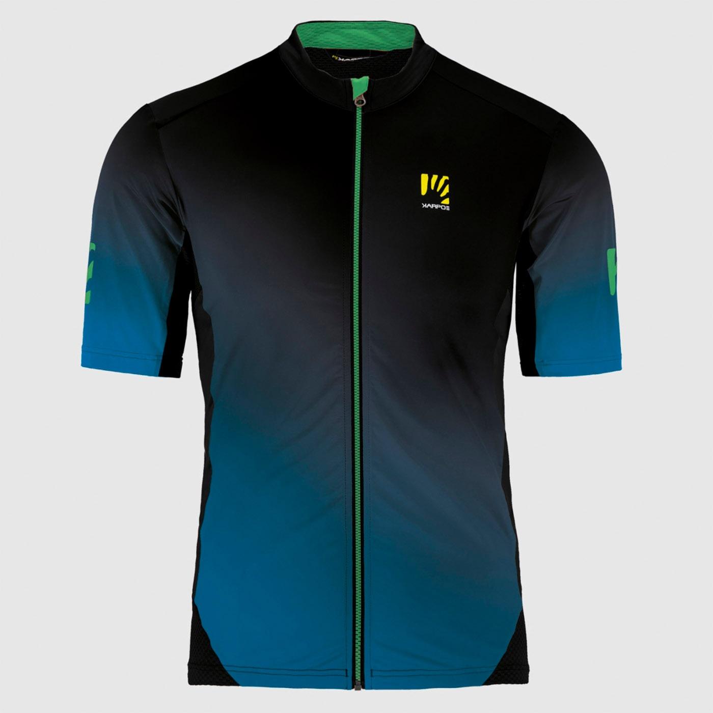 Jump jersey - print 2 indigo b./black/green - karpos