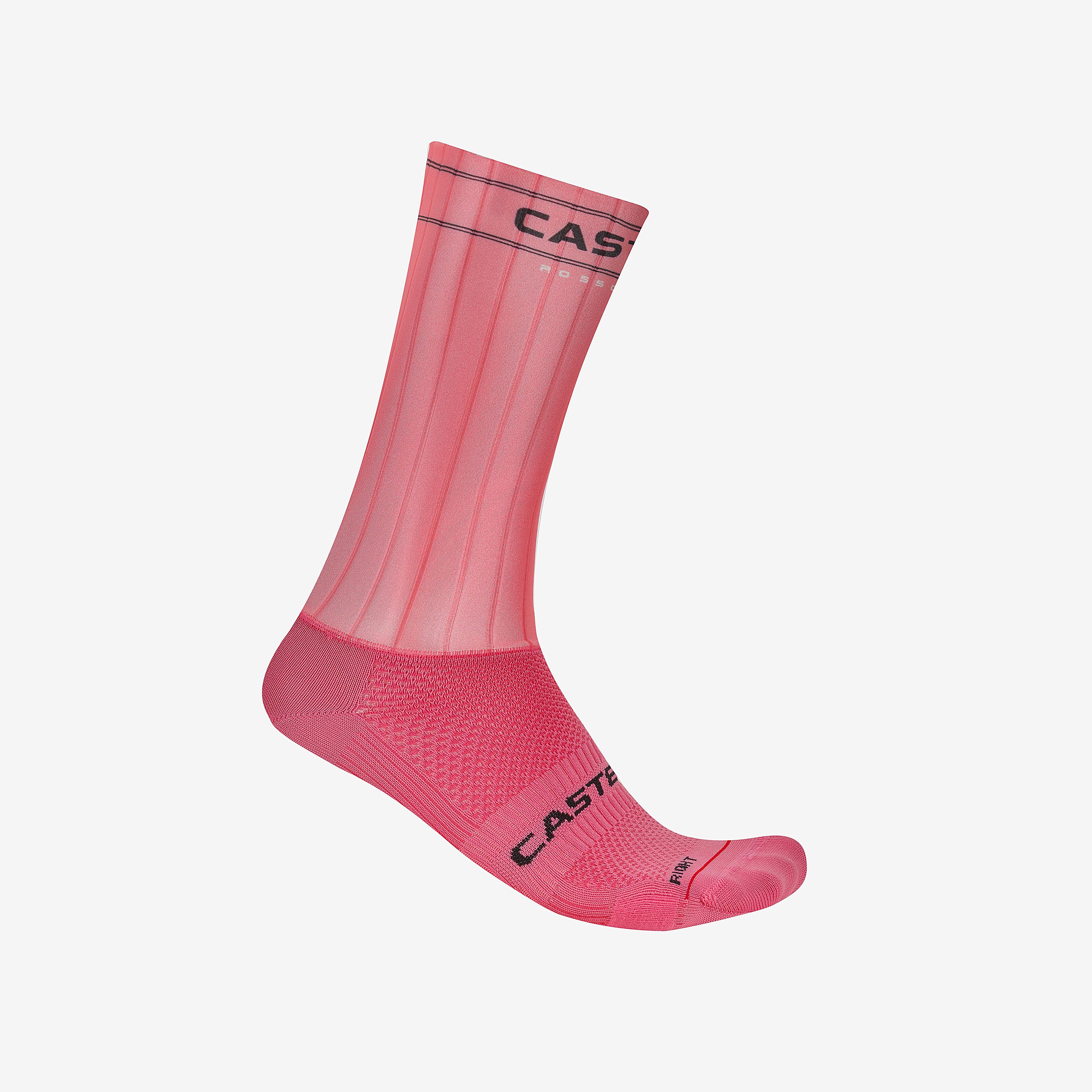 Fast feet 4 sock - rosa giro - castelli