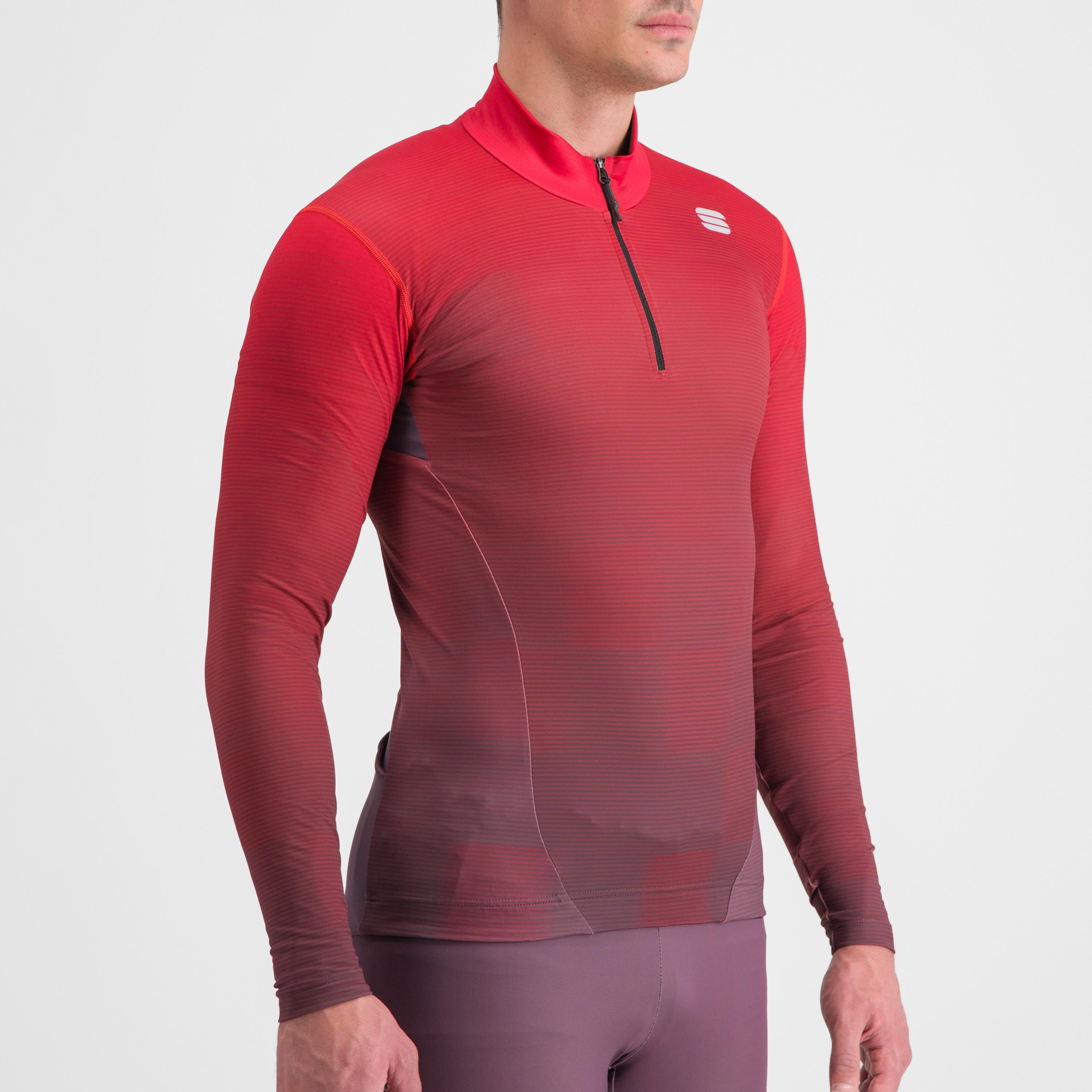 Squadra jersey - huckleberry/tango red - sportful