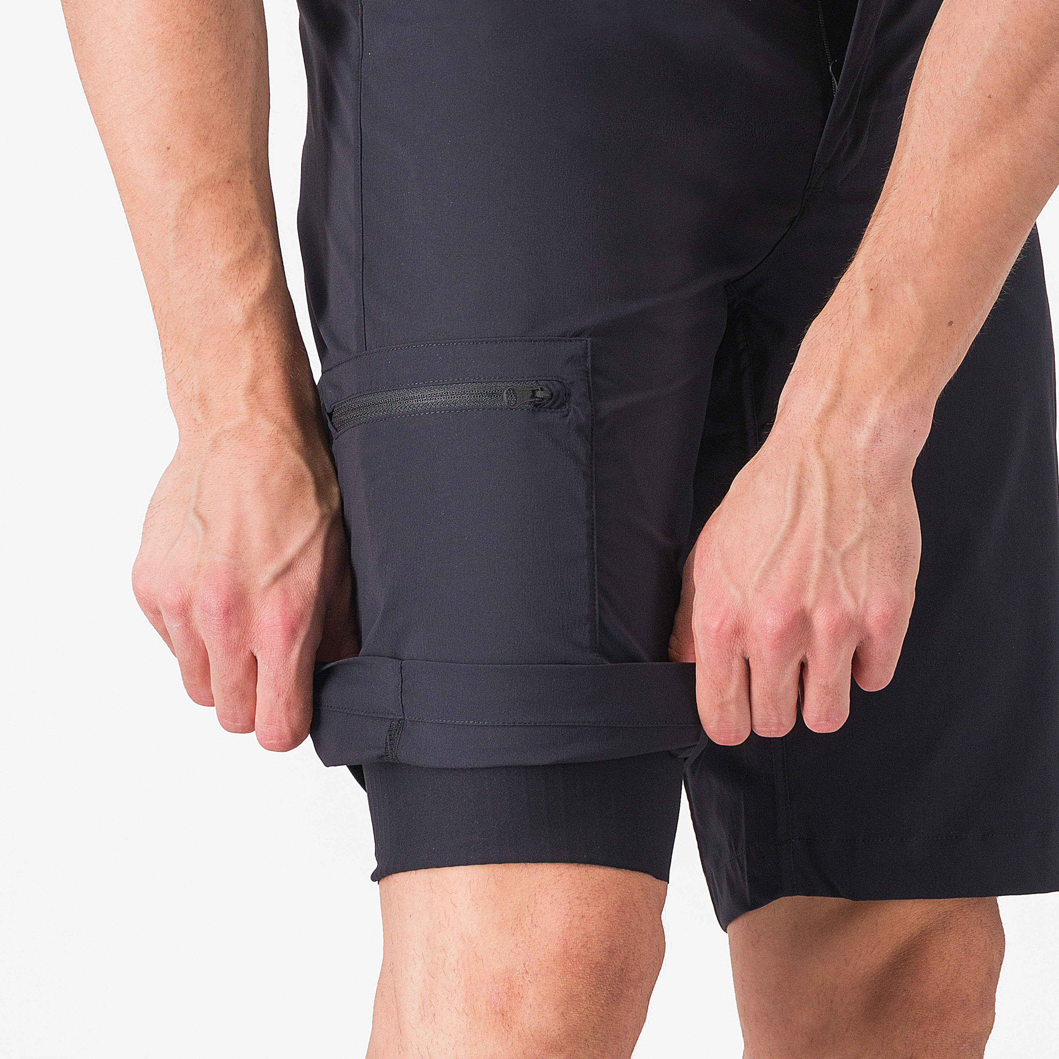 Unlimited adventure baggy short - black - castelli