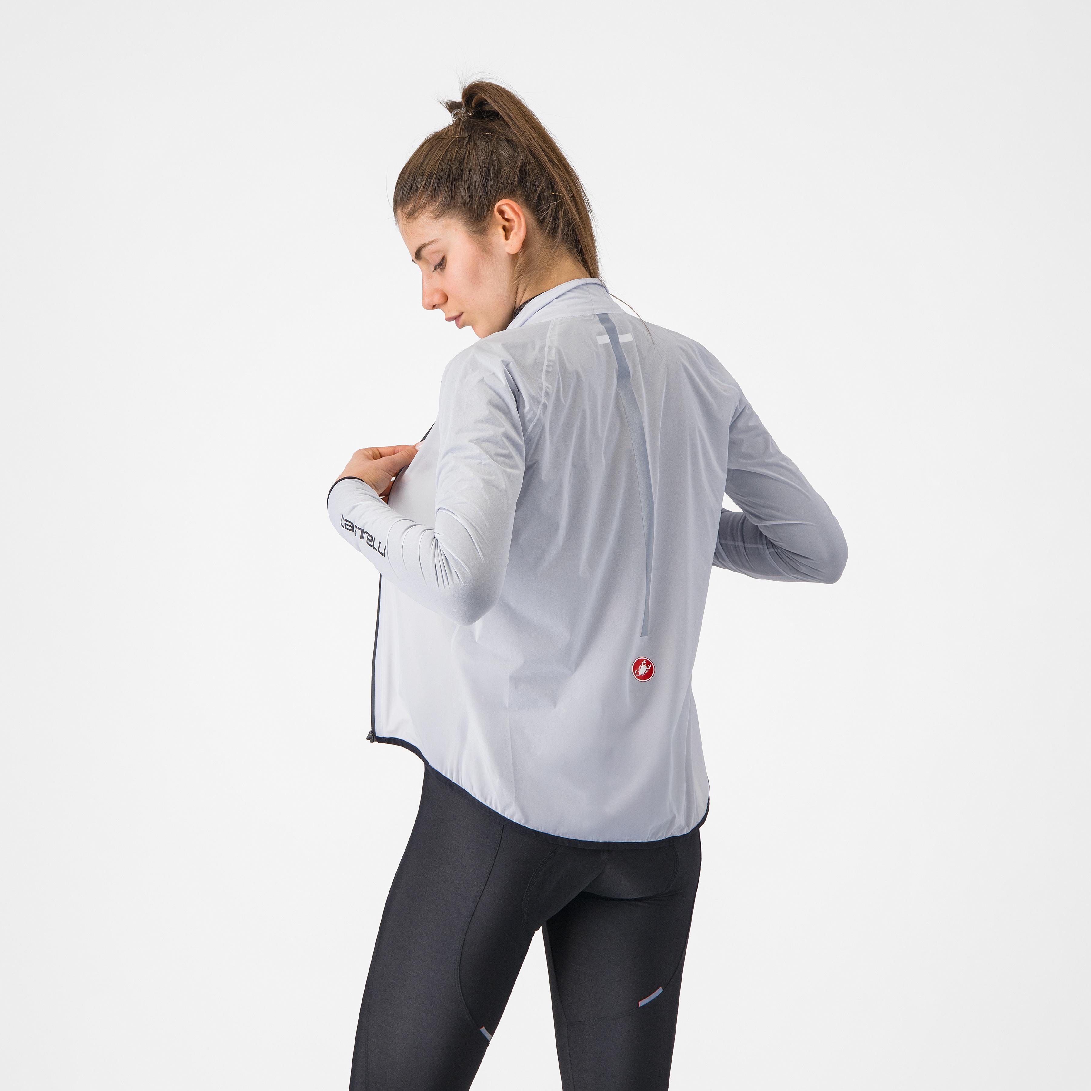 Squall shell w jacket - silver gray/black - castelli