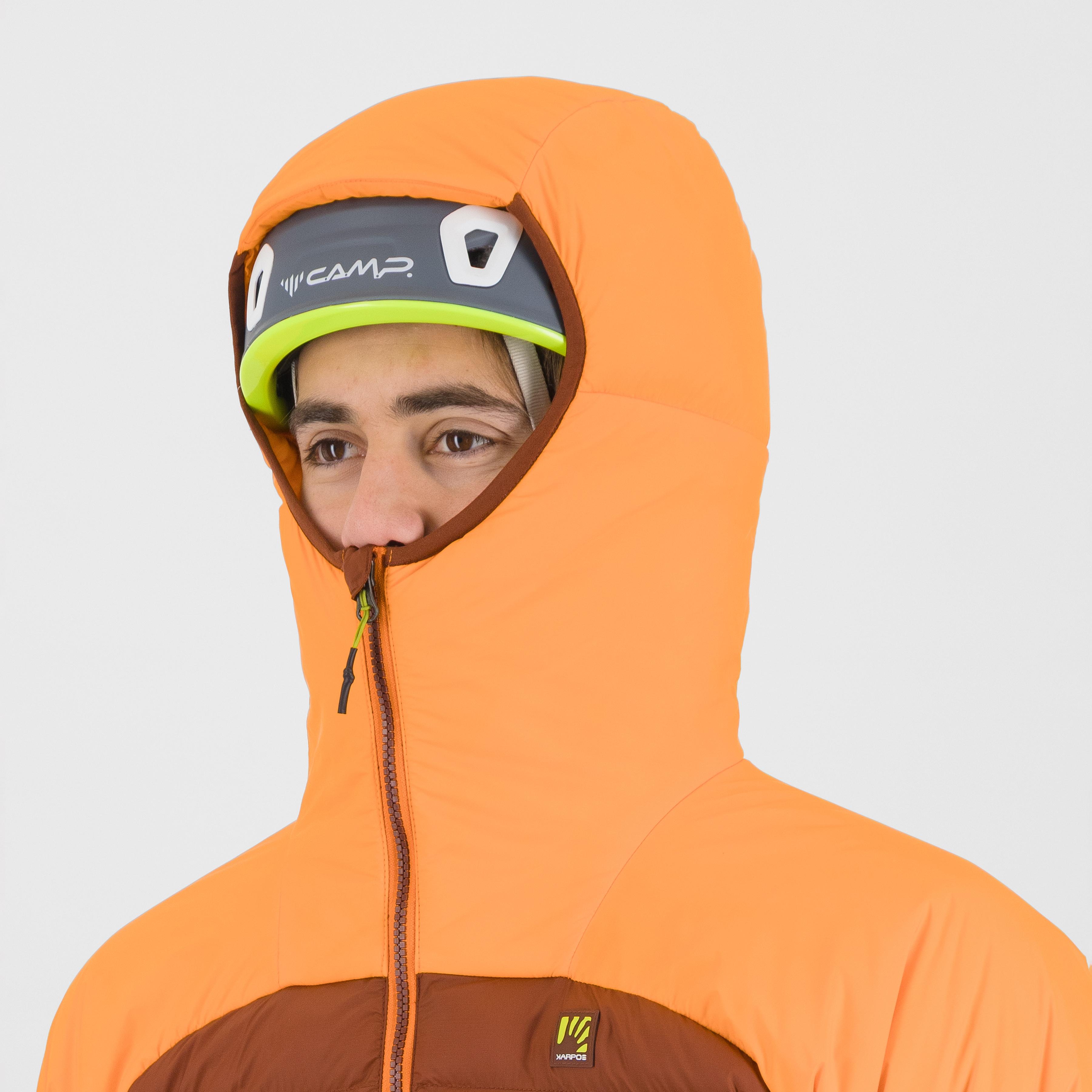 Sass d'ortiga hoodie jacket - mahogany/vibr.orange - karpos