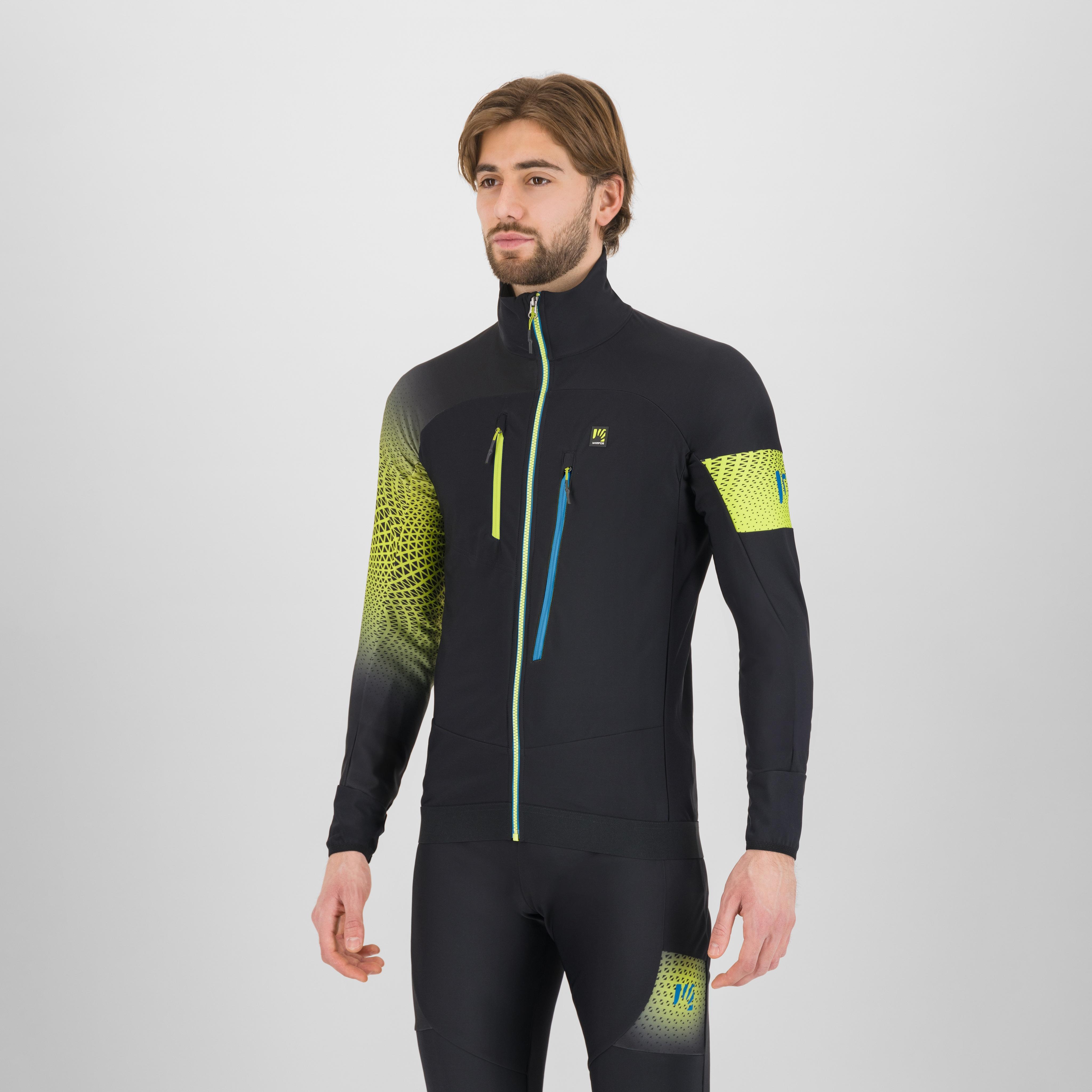 Alagna 2.0 jacket - black/acid lime - karpos