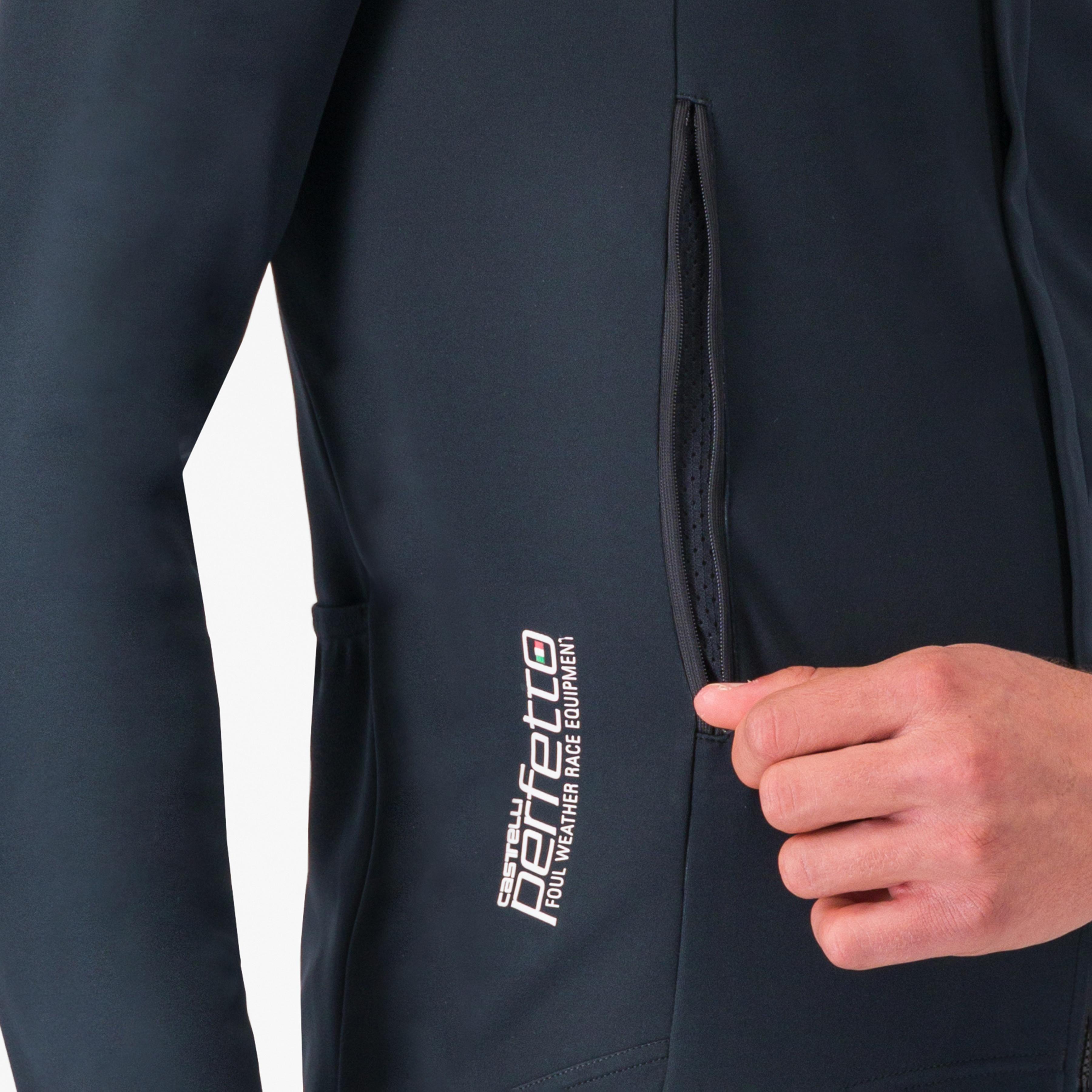 Perfetto ros 2 jacket - light black/black reflex - castelli
