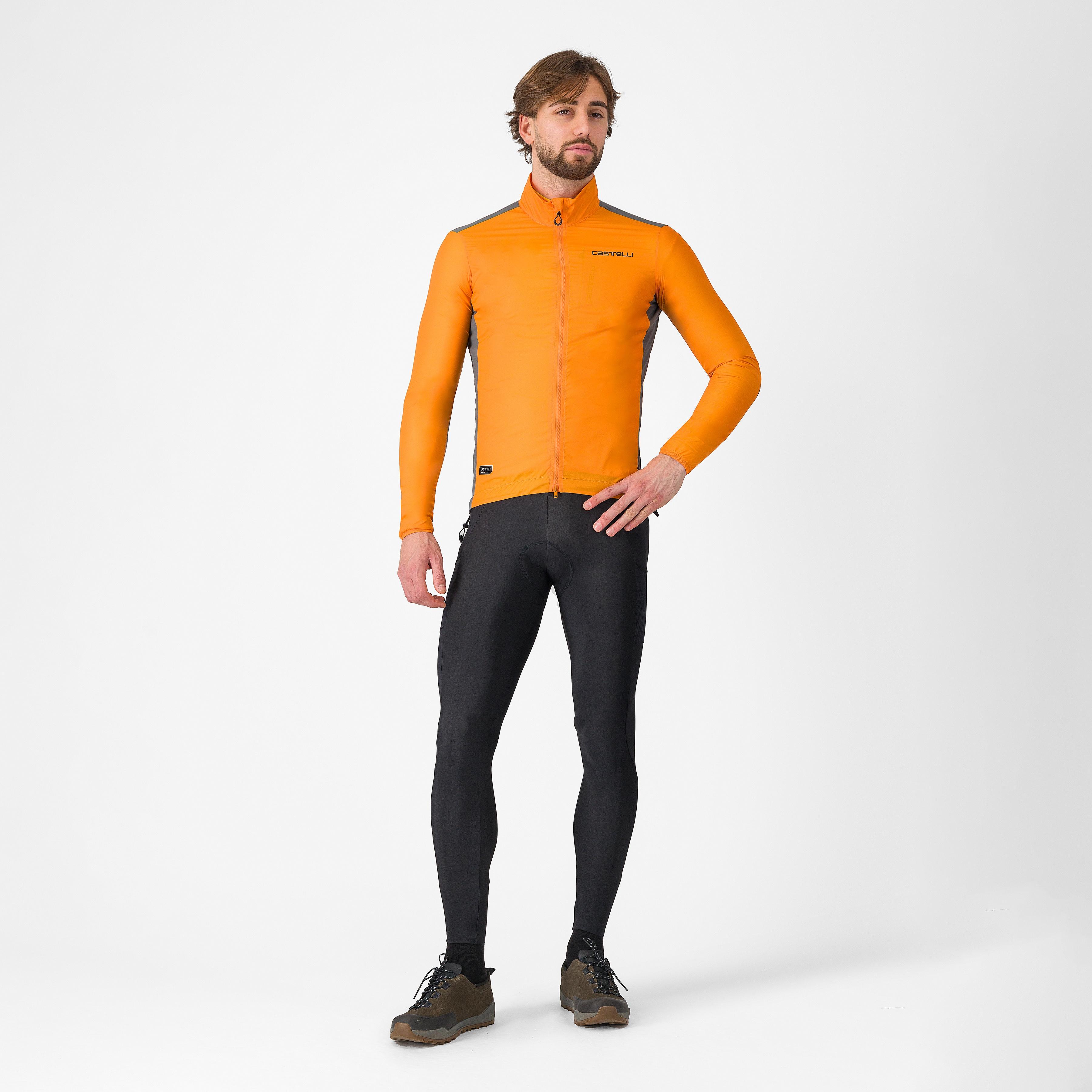 Unltd trail jacket - dark gold/quetzal green - castelli