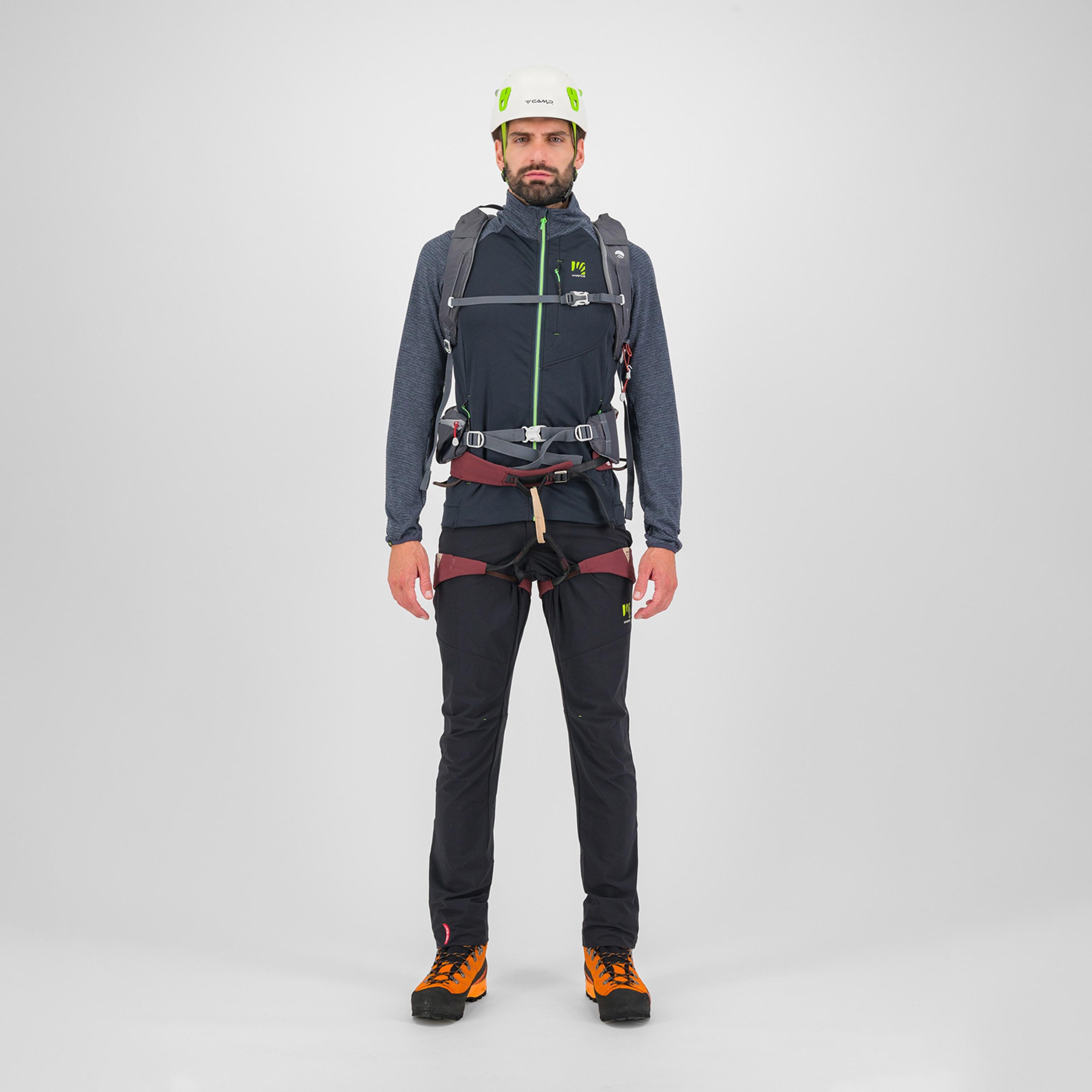 Pizzocco evo full-zip fleece - black/ombre blue/jasmine green - karpos