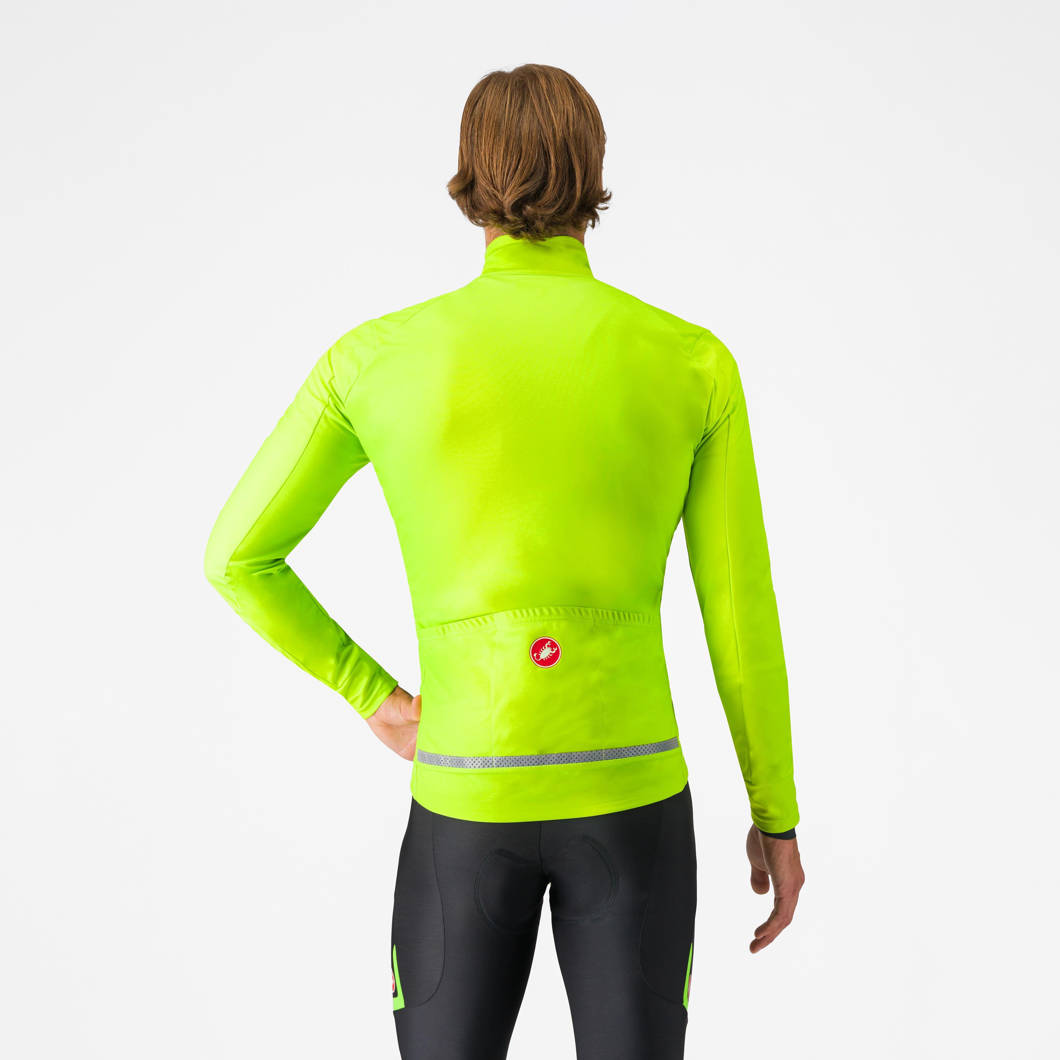 Go jacket - electric lime/black - castelli