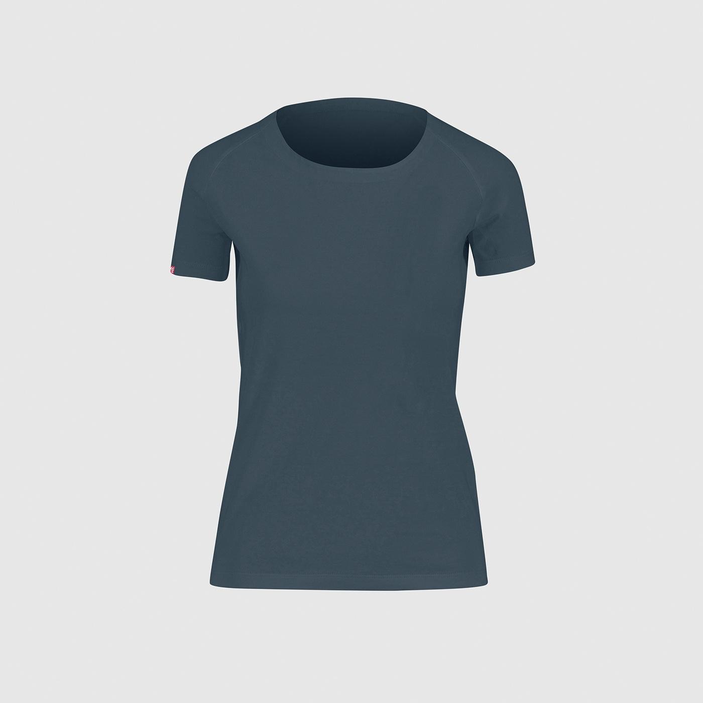 Berto cotton w t-shirt - blu astro - karpos