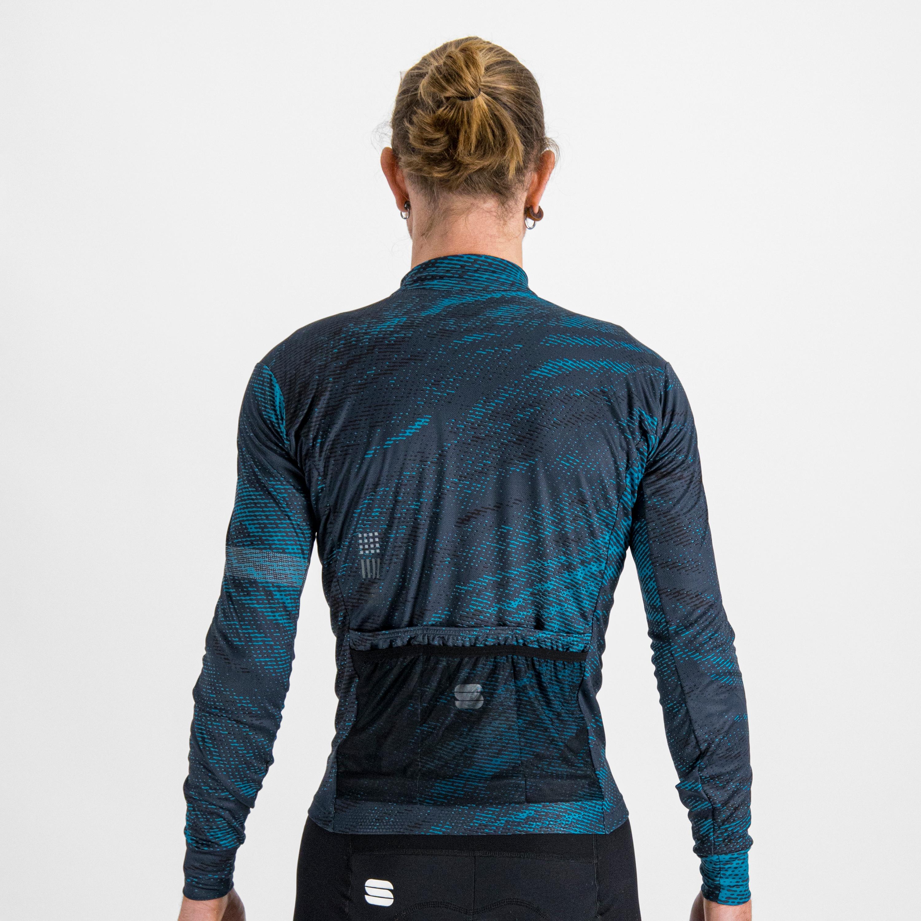 Cliff supergiara thermal jersey - galaxy blue berry blue black - sportful