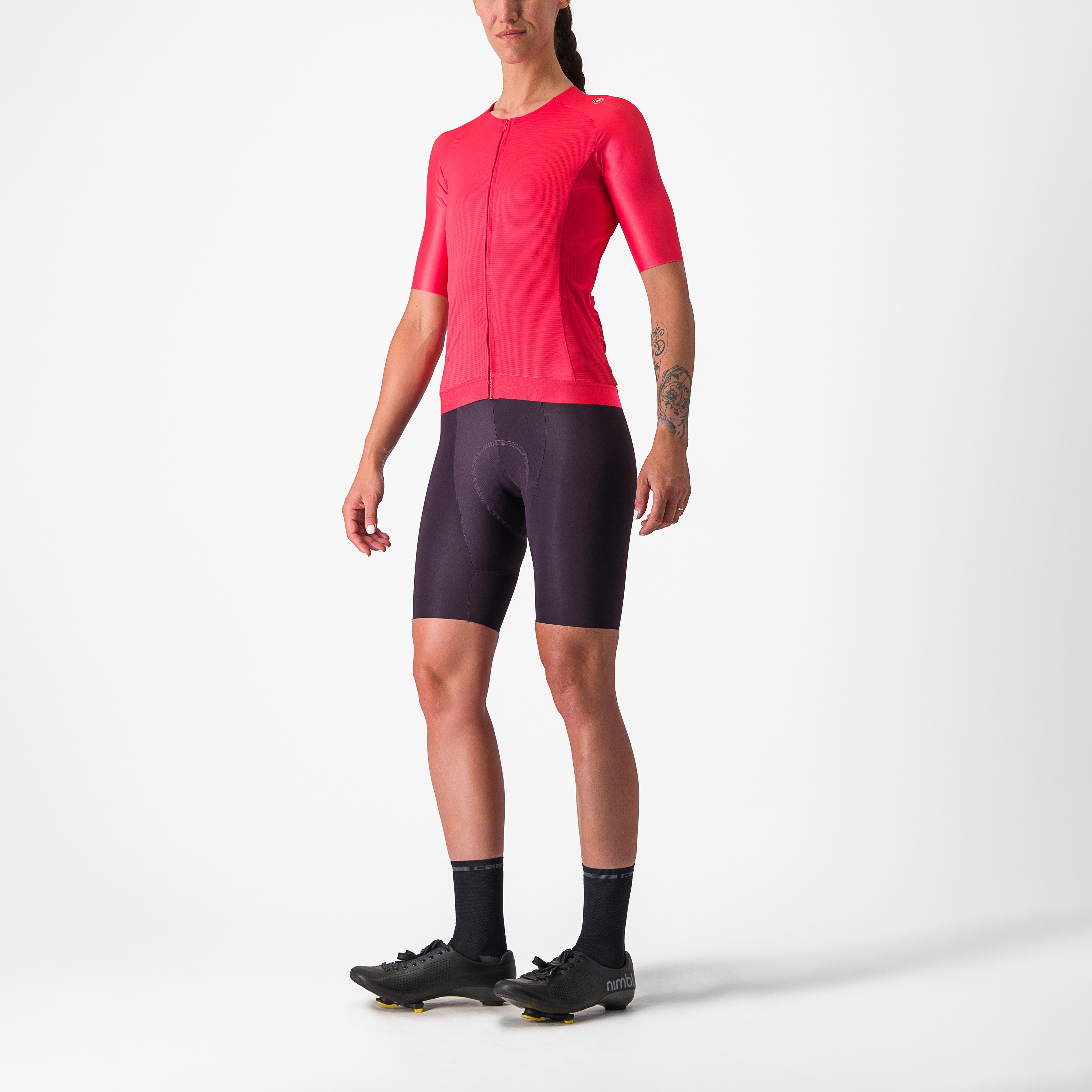 Aero pro 7.0 w jersey - hibiscus - castelli