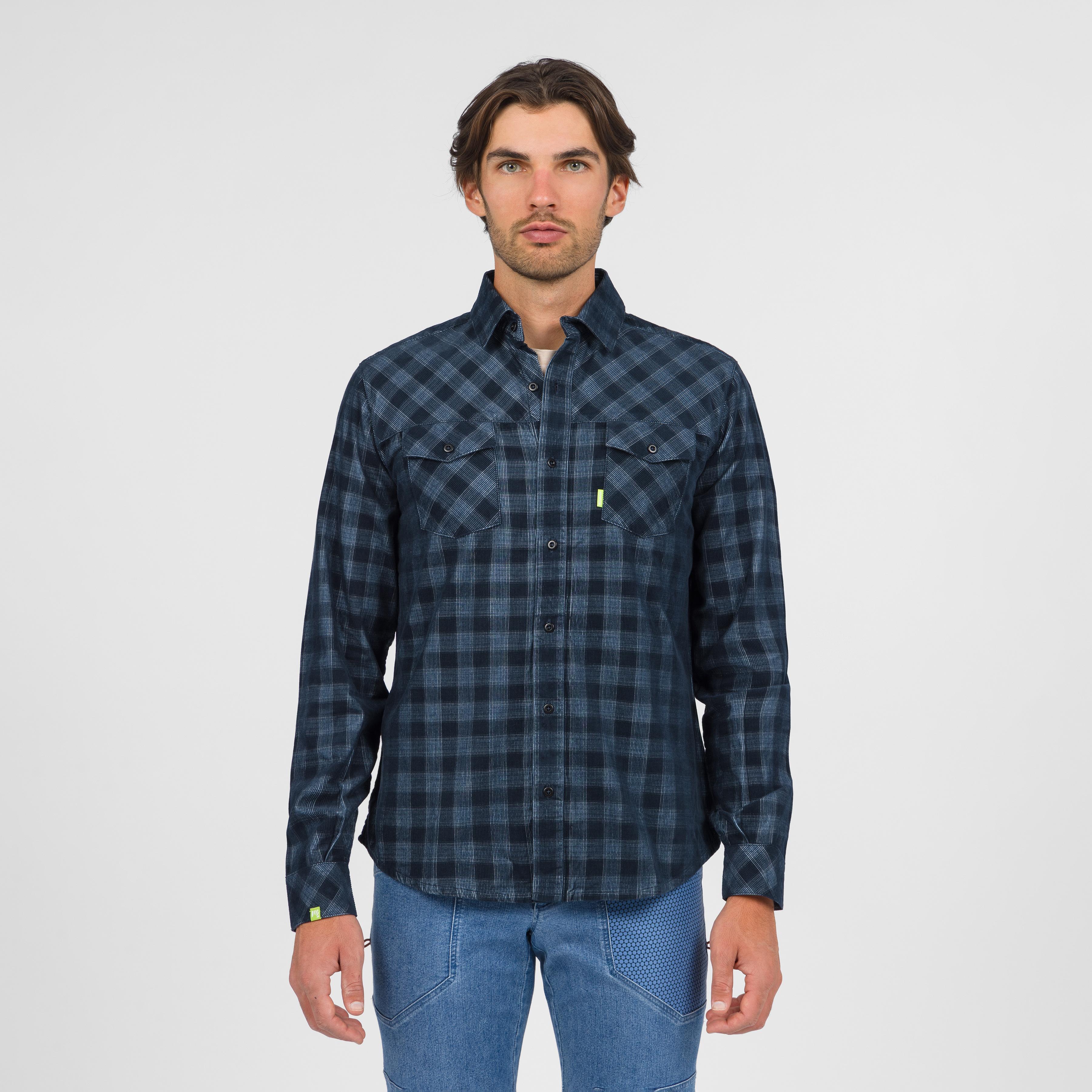 Martora velvet shirt - carbon/windw.blue - karpos