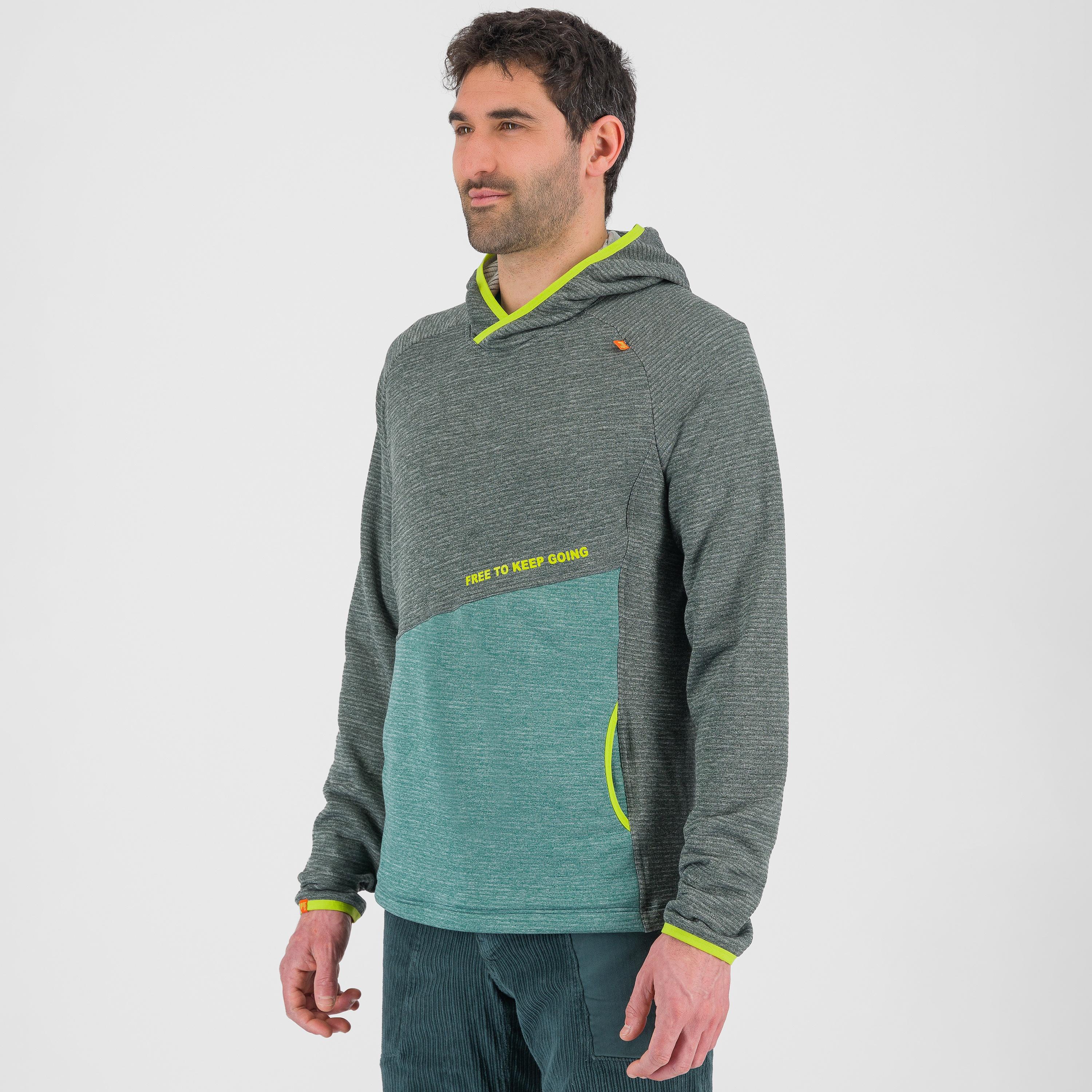 Camoscio hoodie - forest/north atlantic - karpos