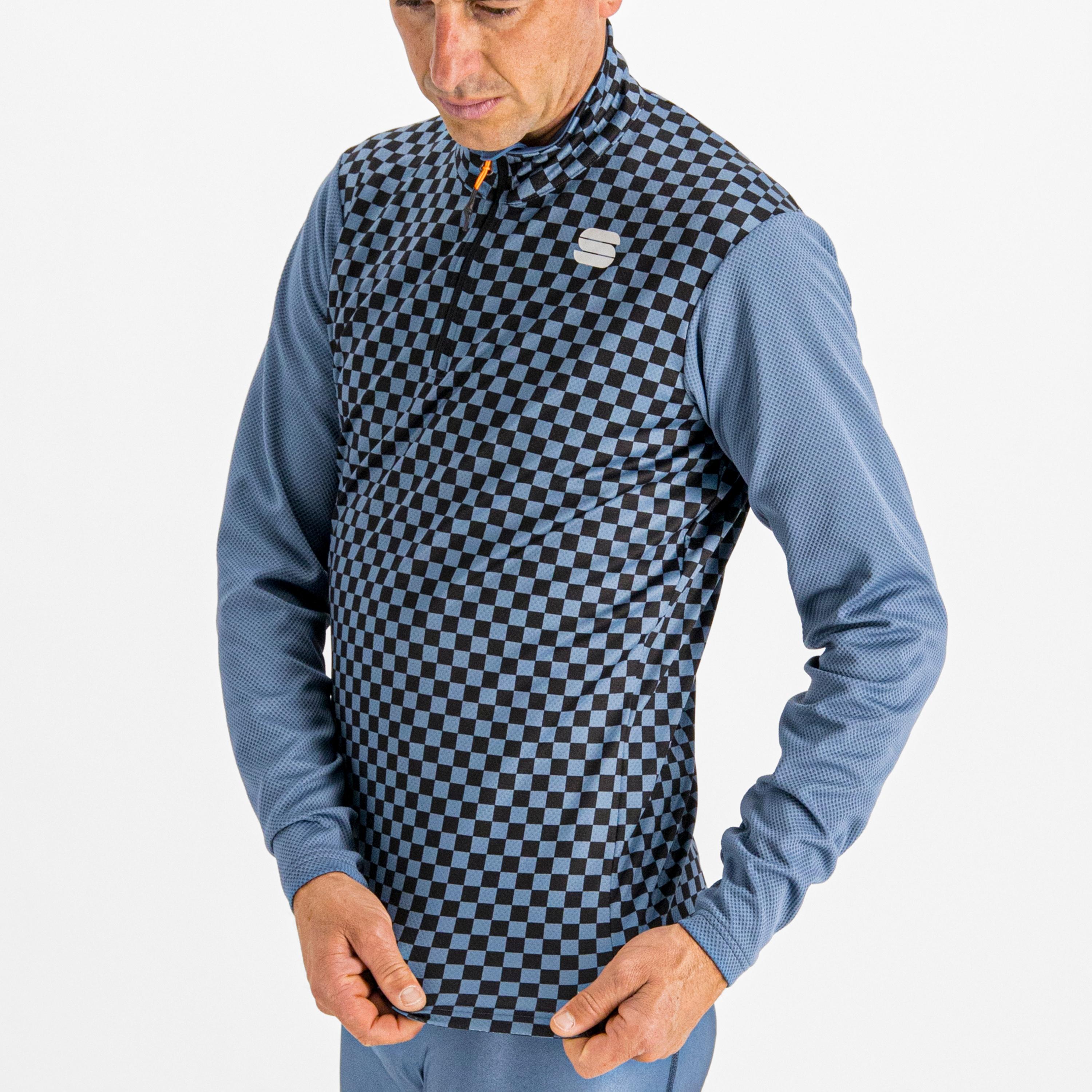 Rythmo jersey - blue sea black - sportful