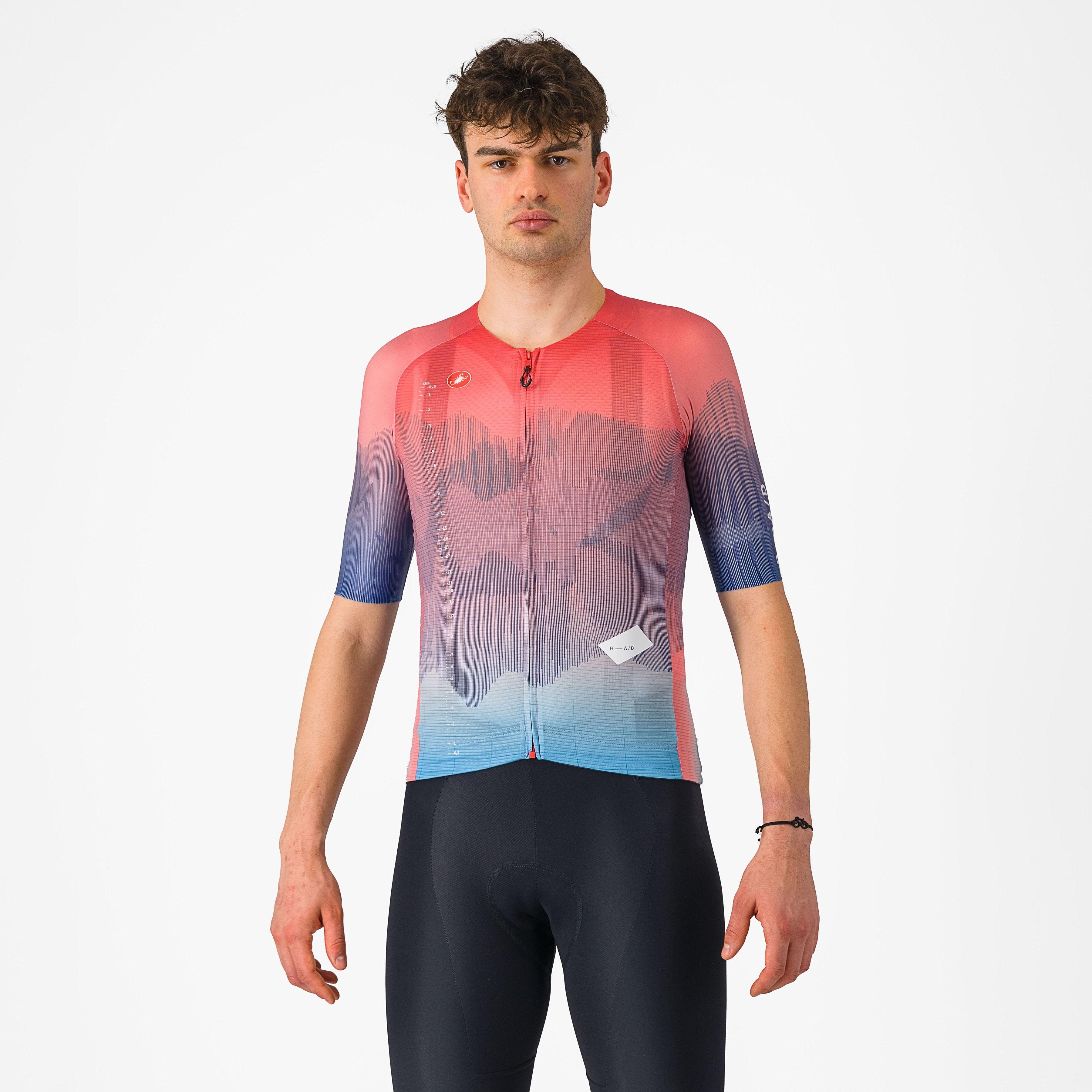 R-a/d jersey - multicolor pink/blue - castelli