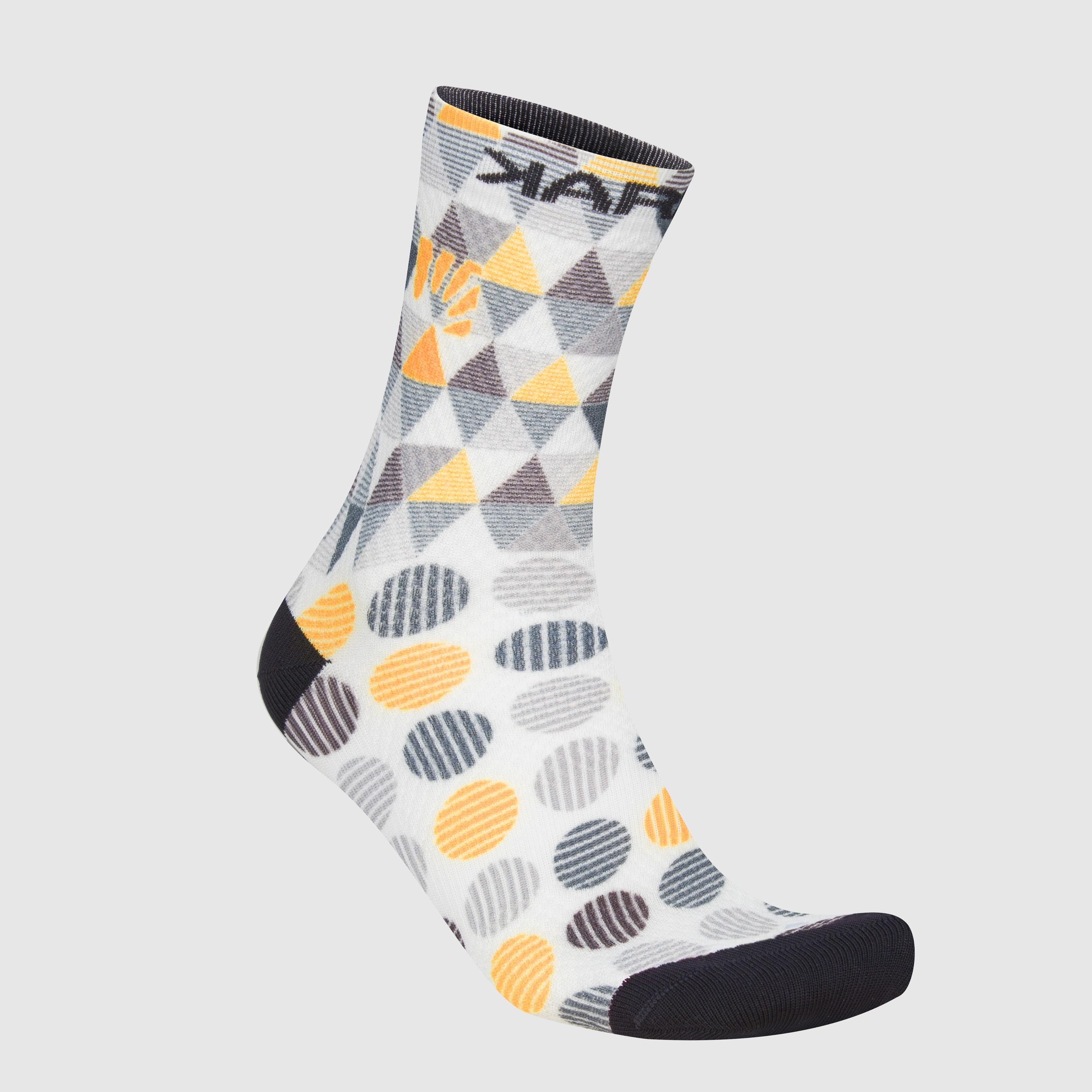 Spasso print socks - vulcan dark slate quarry sunse - karpos
