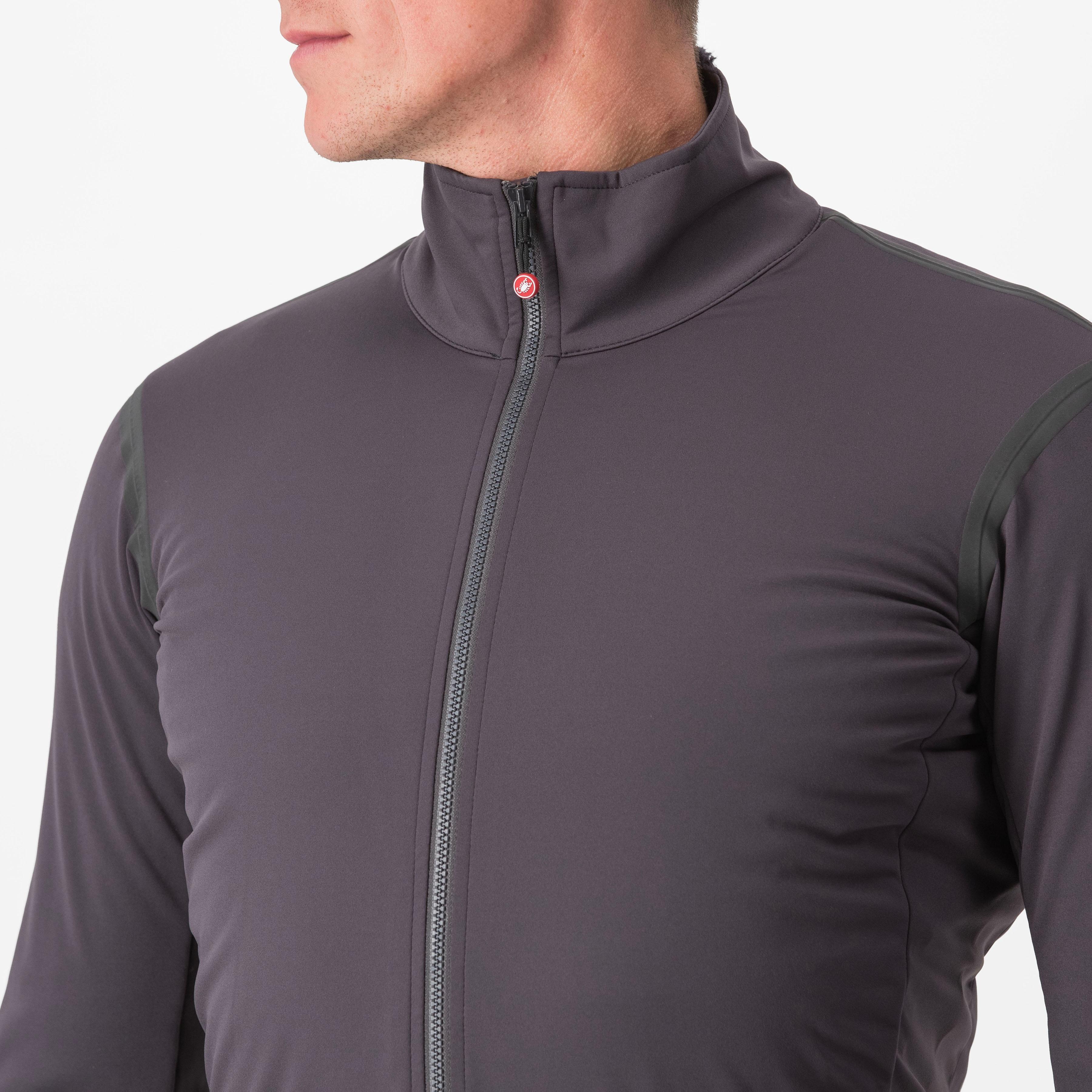 Alpha ultimate insulated jacket - dark gray/black-dark gray - castelli