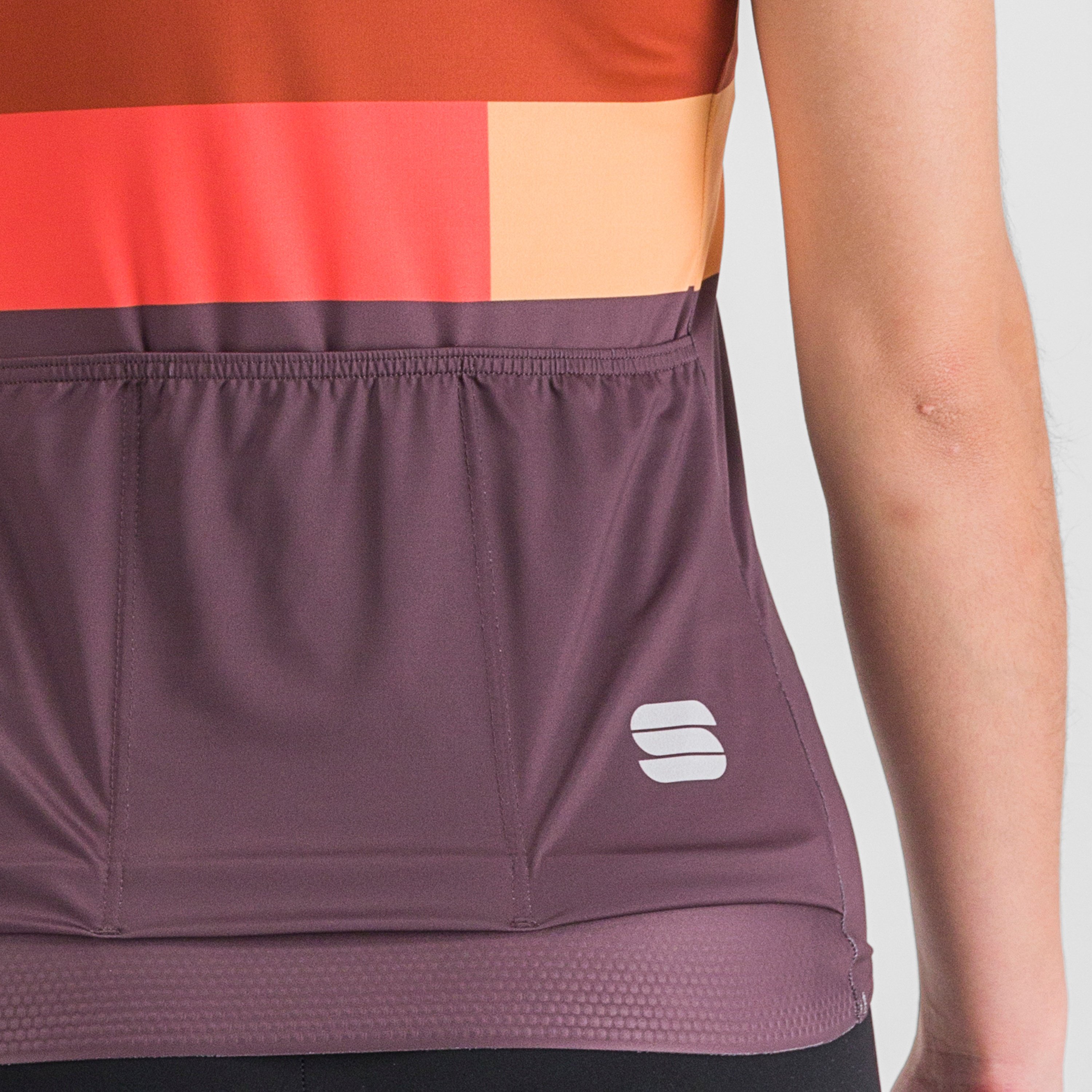 Snap w top - huckleberry cayenna red - sportful