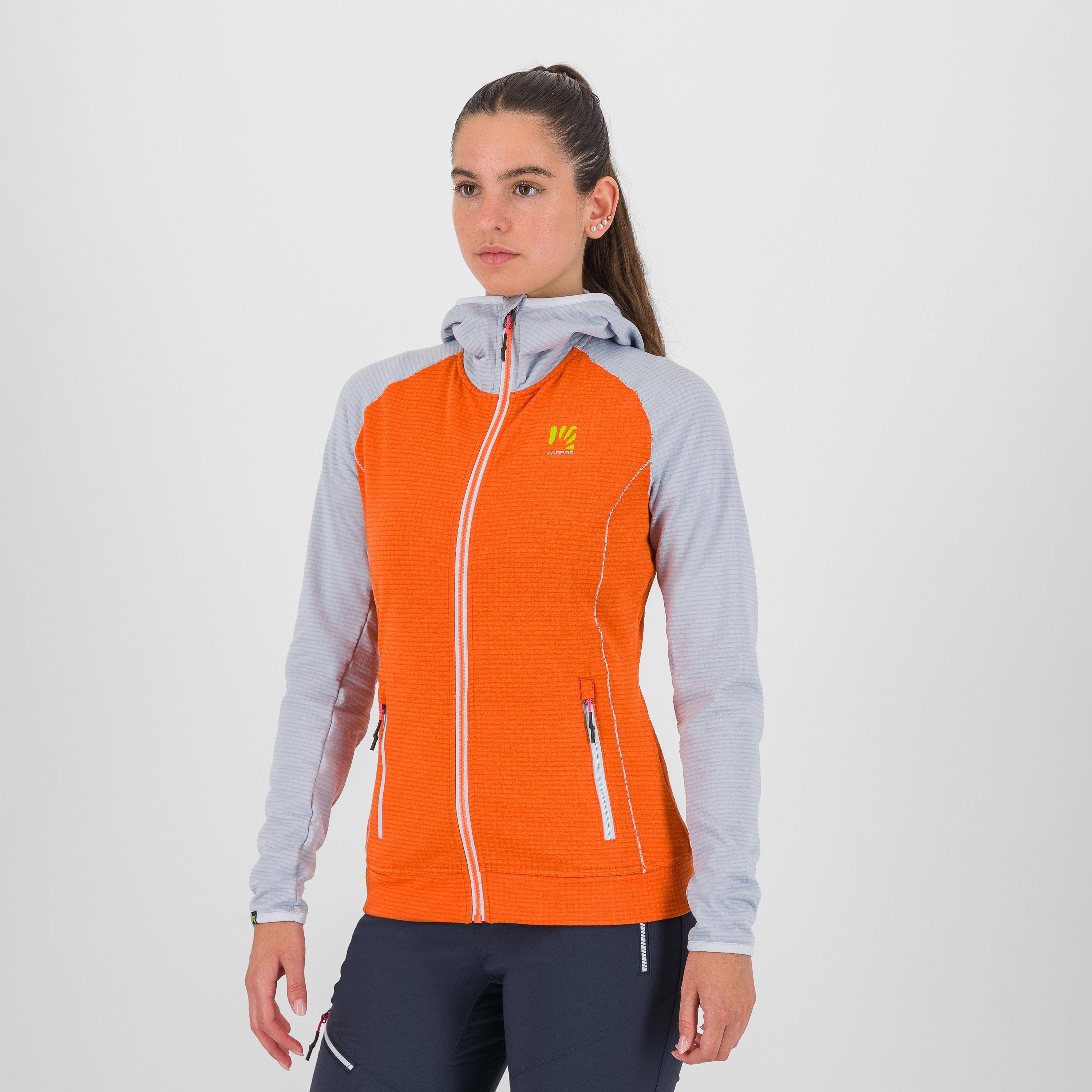 Ambrizzola w full-zip hoodie - scarlet ibis/halogen blue - karpos