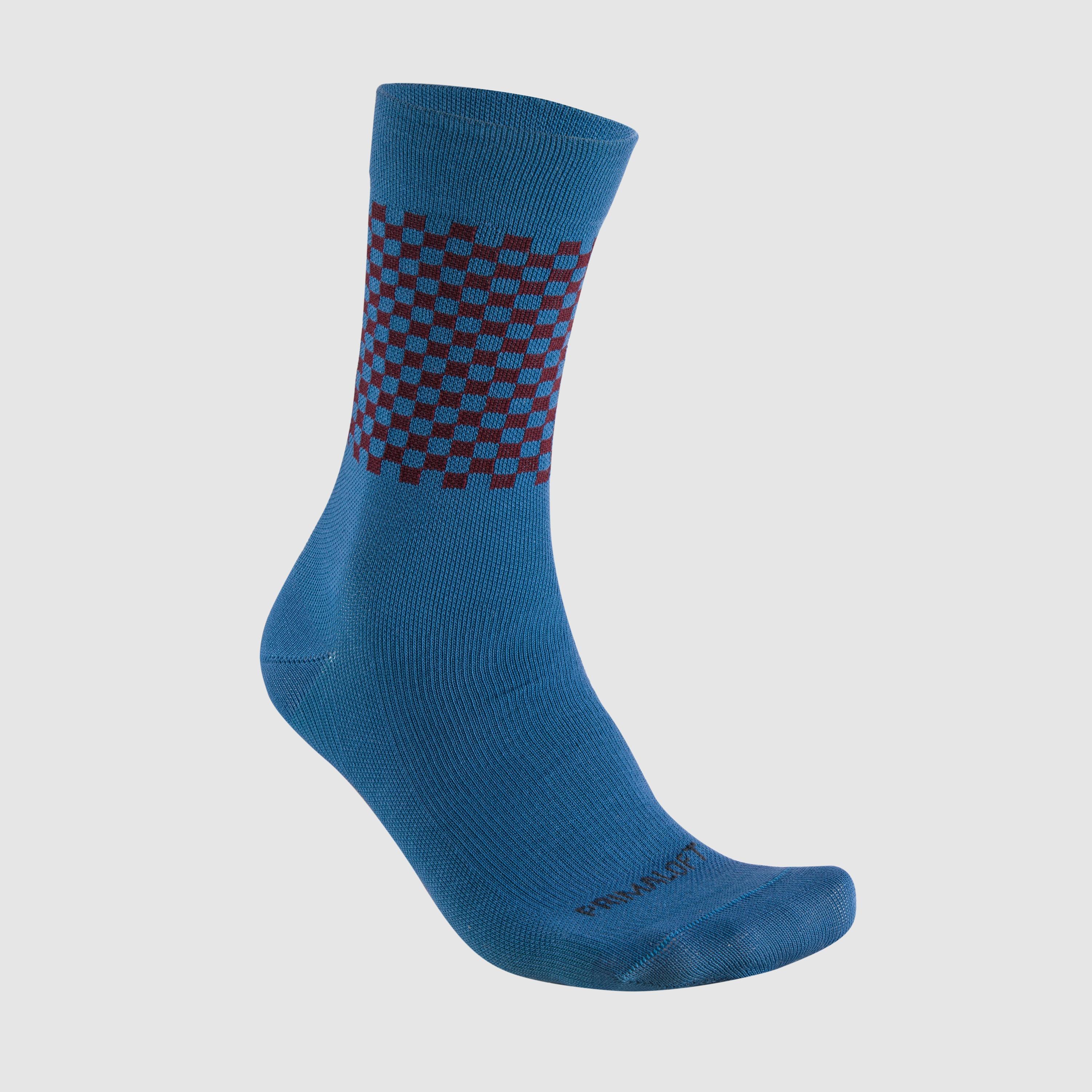 Checkmate winter socks - blue denim - sportful
