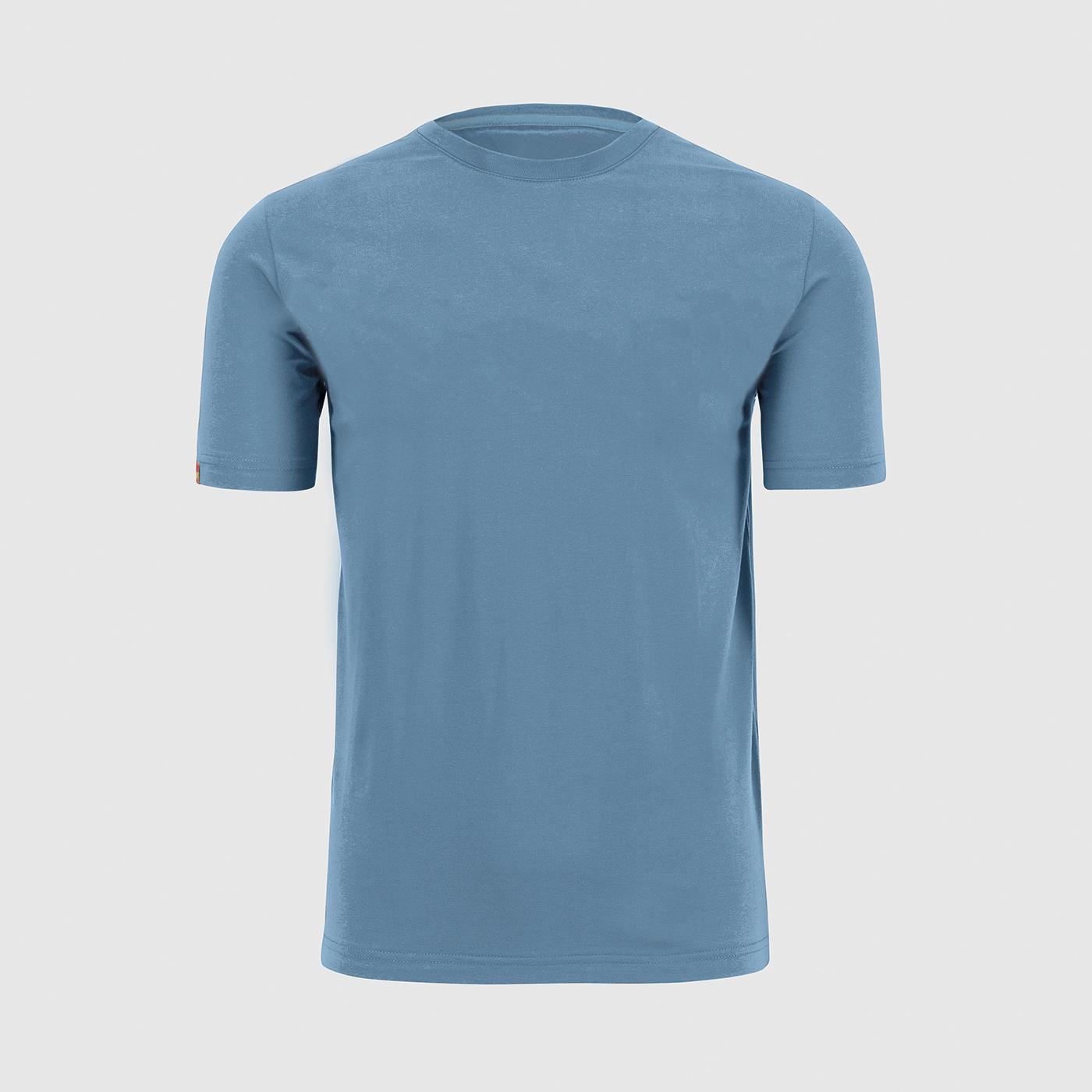 Berto cotton t-shirt - blu niagara - karpos