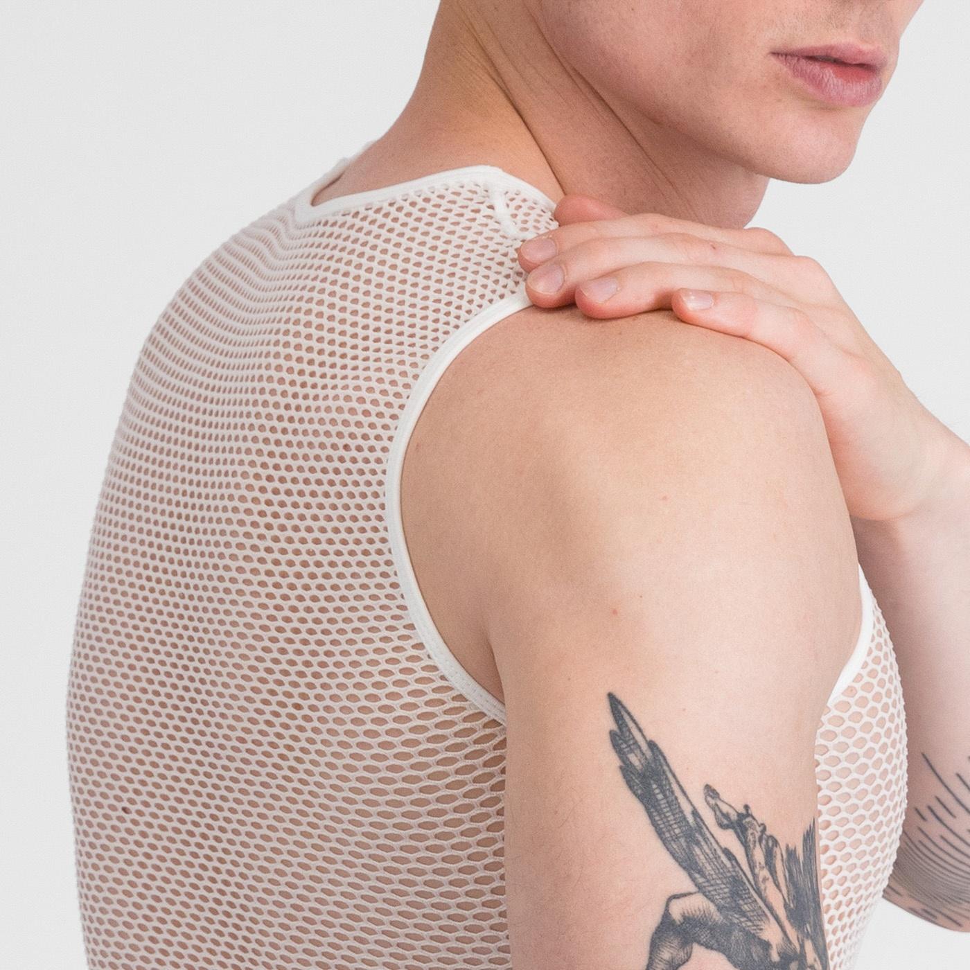 Light mesh sleeveless - white - sportful