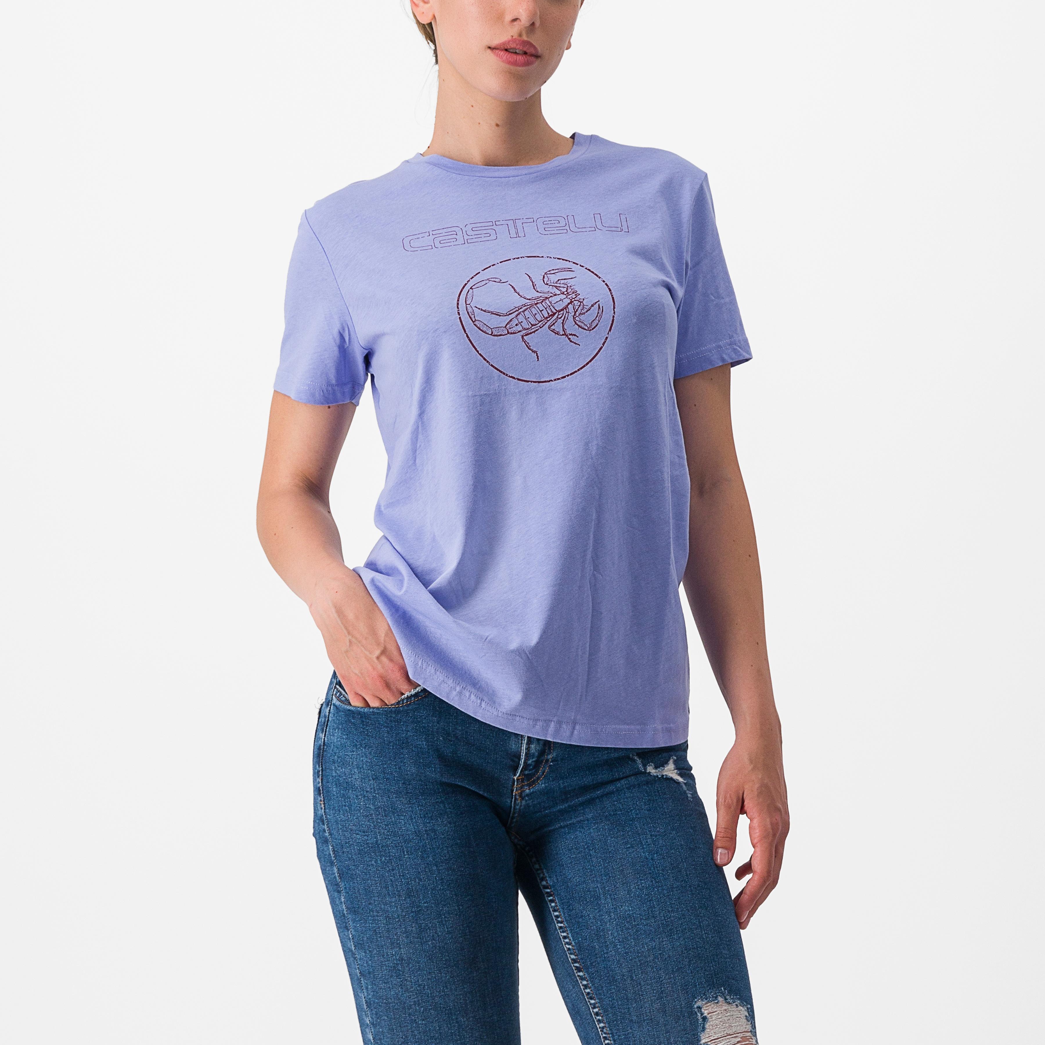 Pedalare tee - violet mist/heather - castelli
