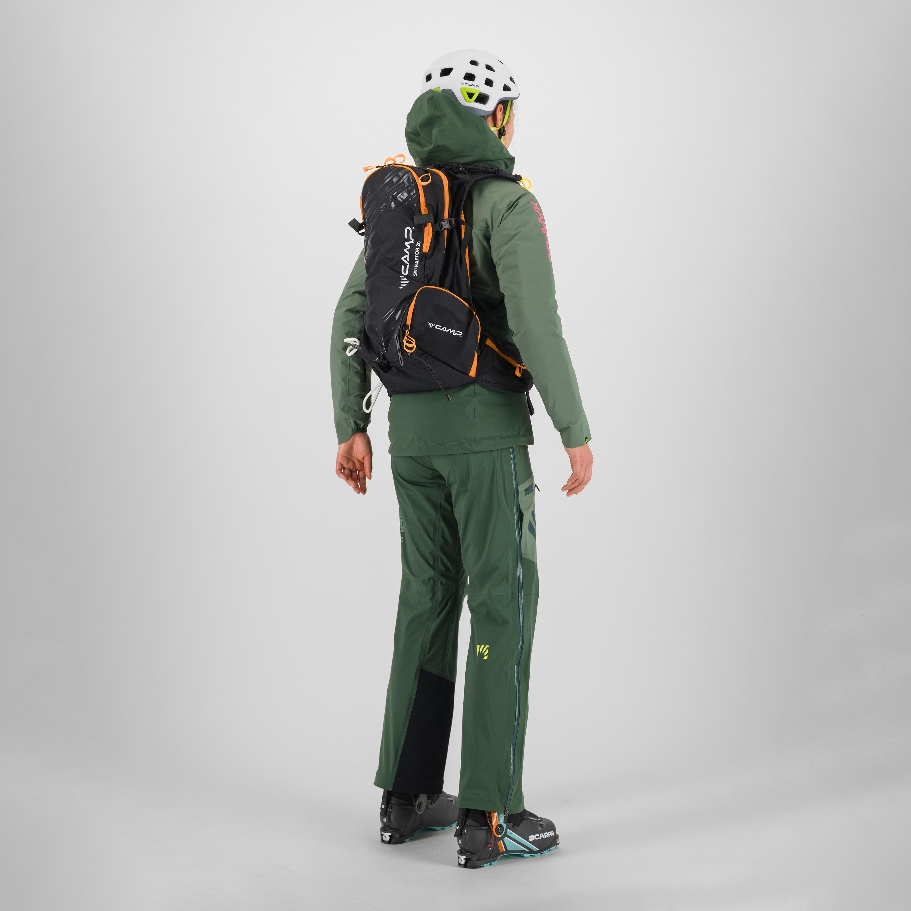 Valsesia shell w jacket - jungle green/duck green - karpos