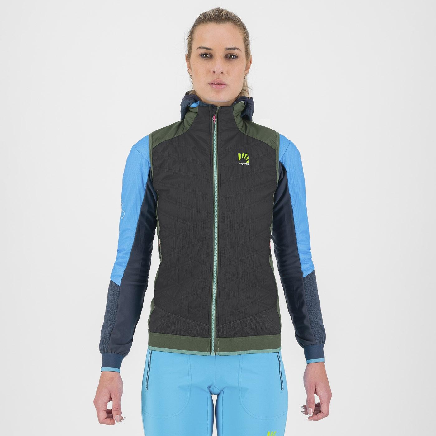 Alagna plus evo w vest - thyme/black sand - karpos