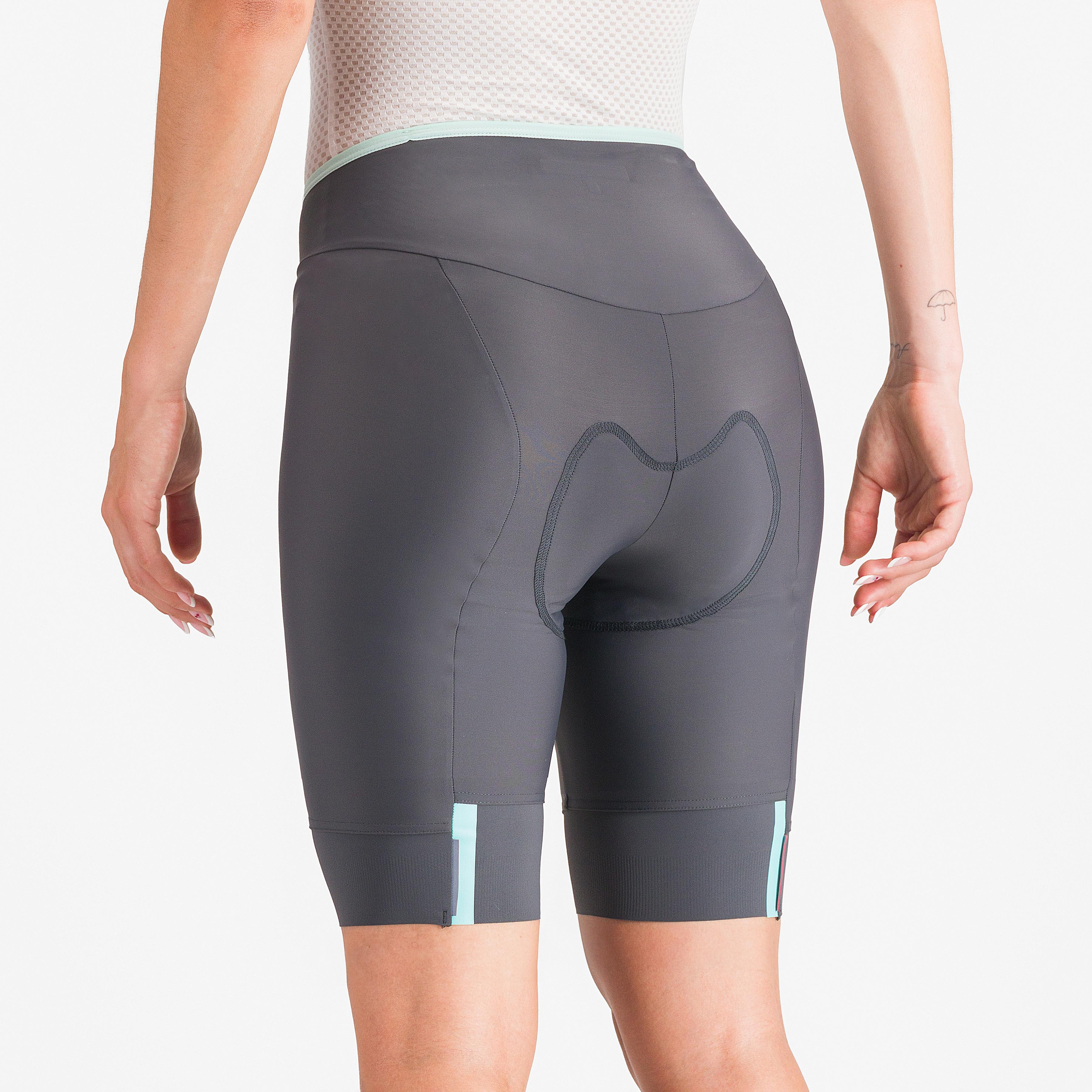 Prima 2 short - dark gray/pool blue - castelli