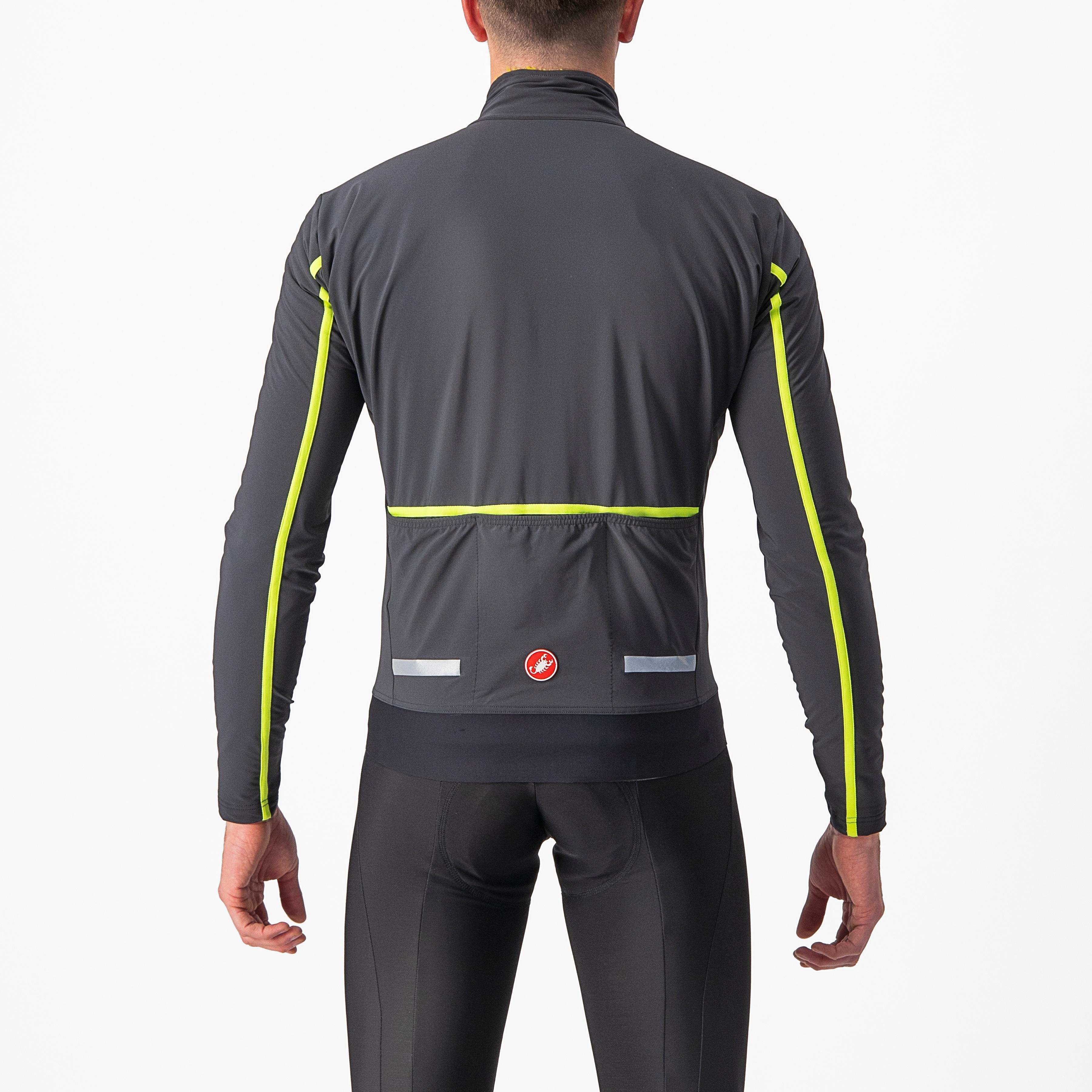 Flight jacket air - dark gray/electric lime - castelli