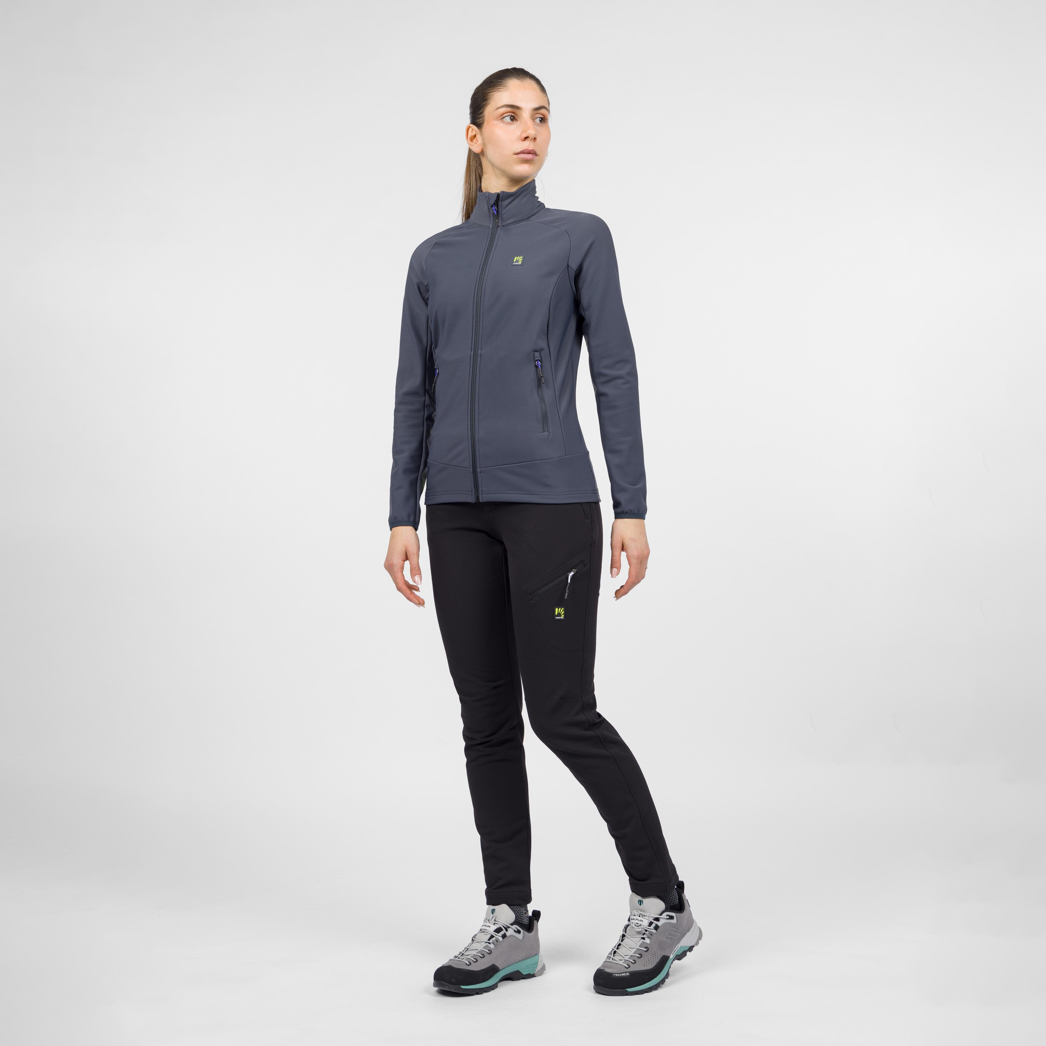 Santino w full zip fleece - india ink - karpos