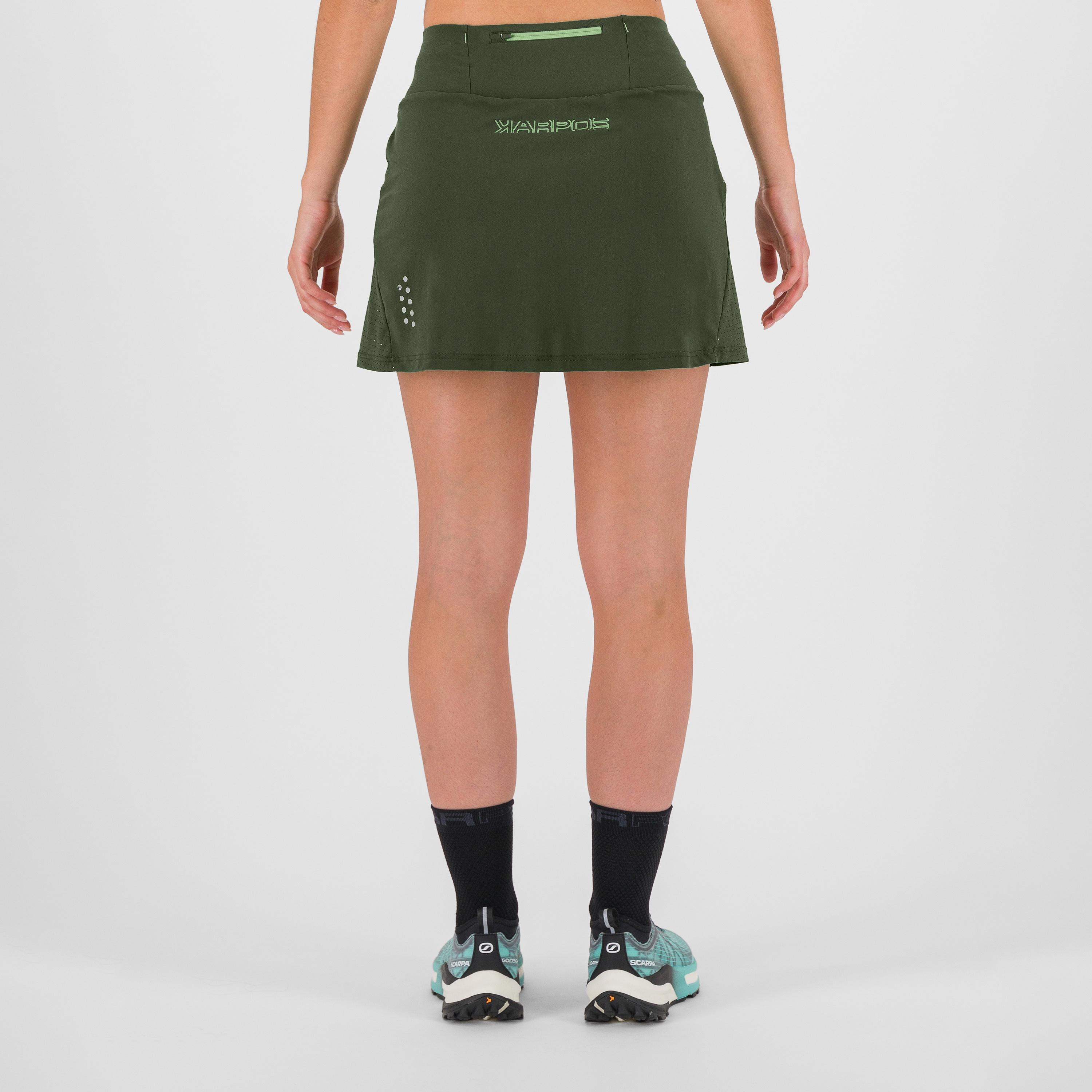 Lavaredo run skirt - cedar green/rifle green - karpos