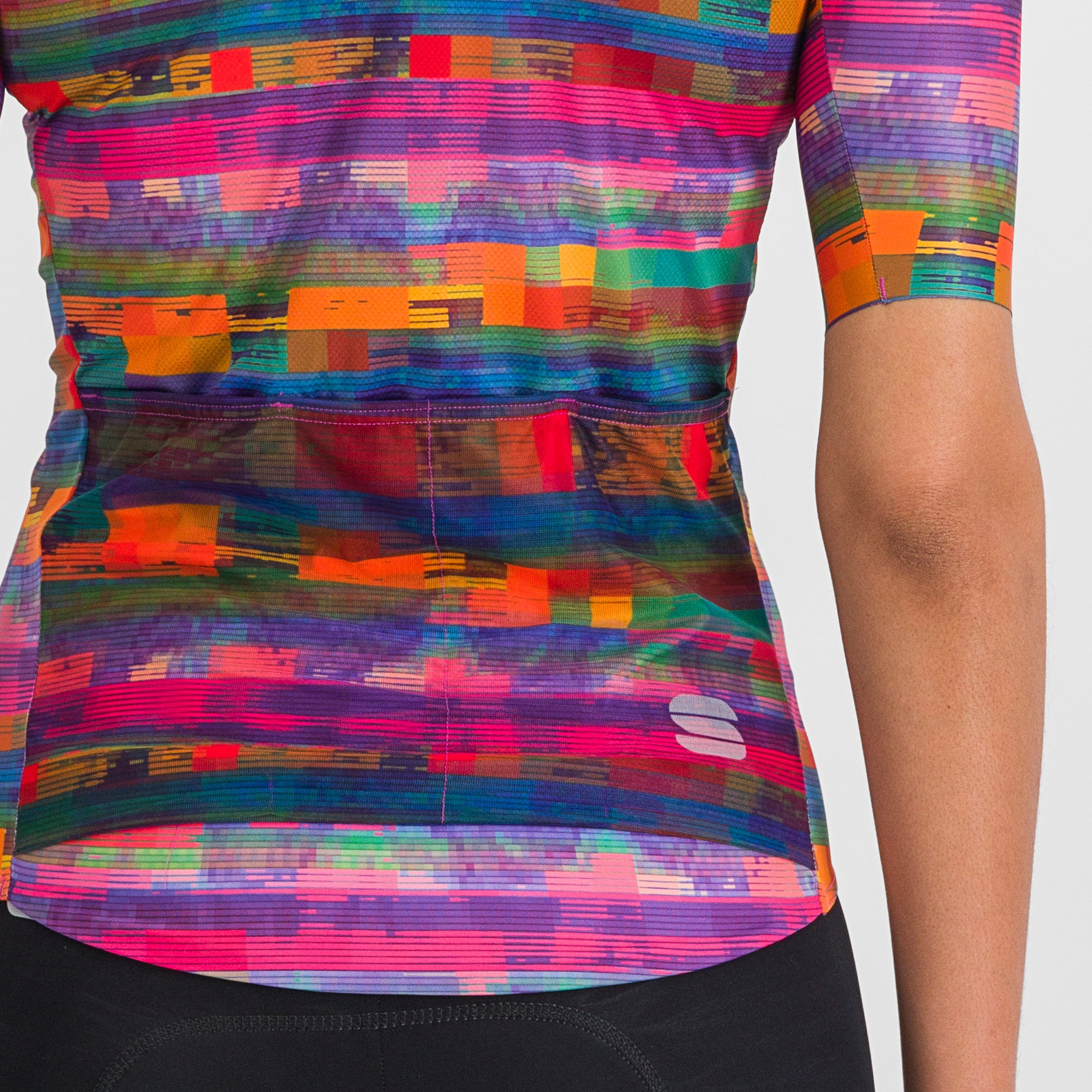 Glitch w bomber jersey - multicolor pink - sportful