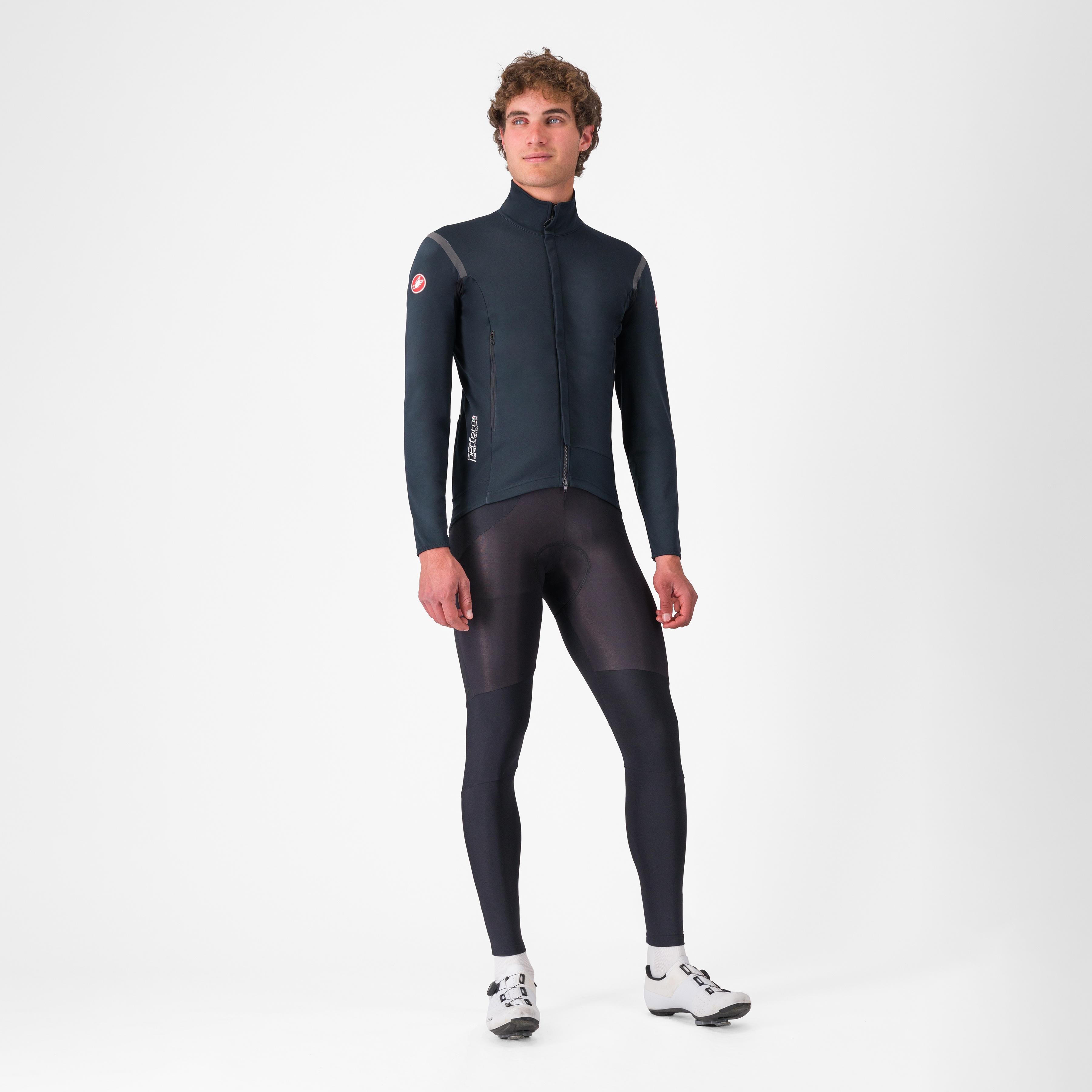 Perfetto ros 2 jacket - light black/black reflex - castelli