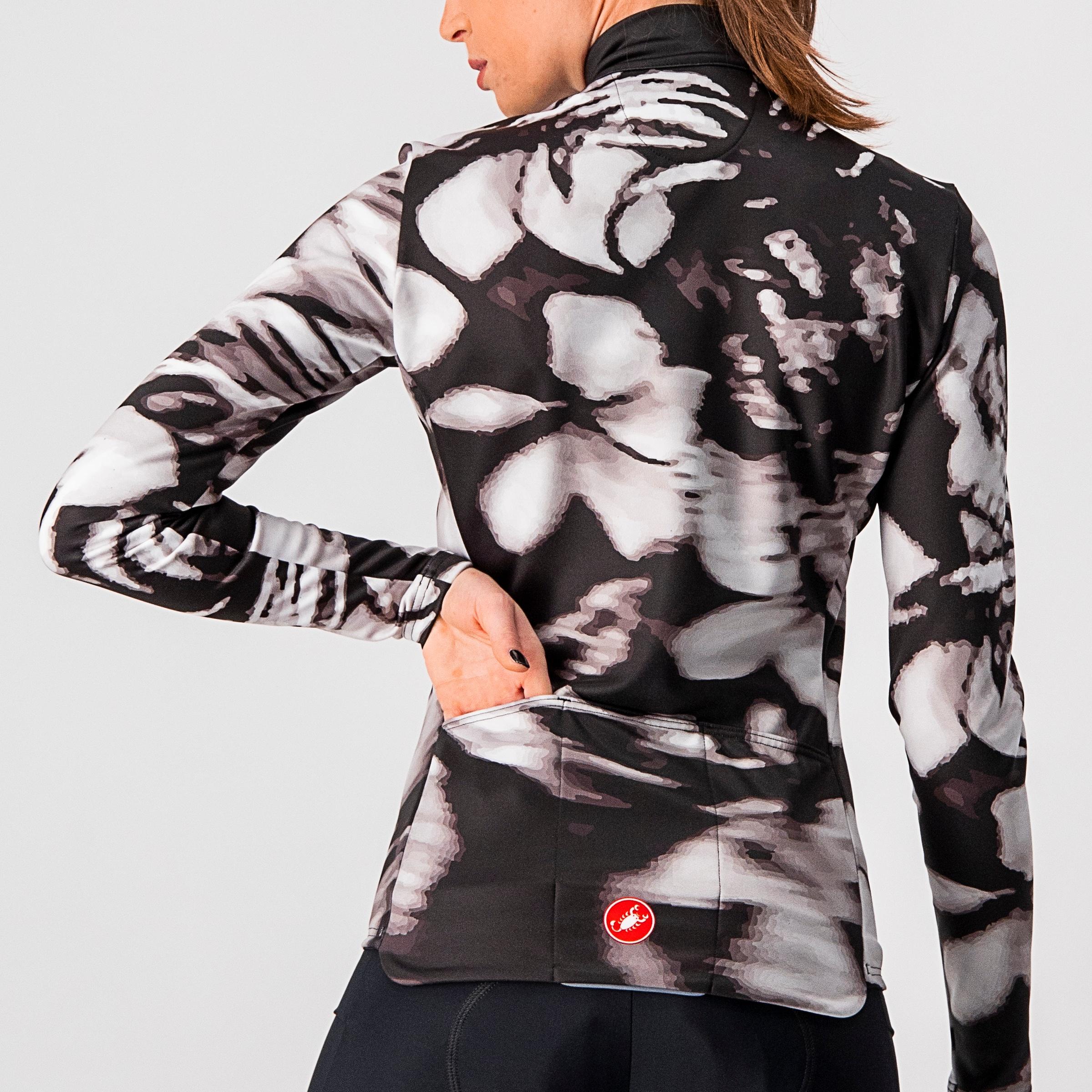 Unlimited w thermal jersey - black/white - castelli