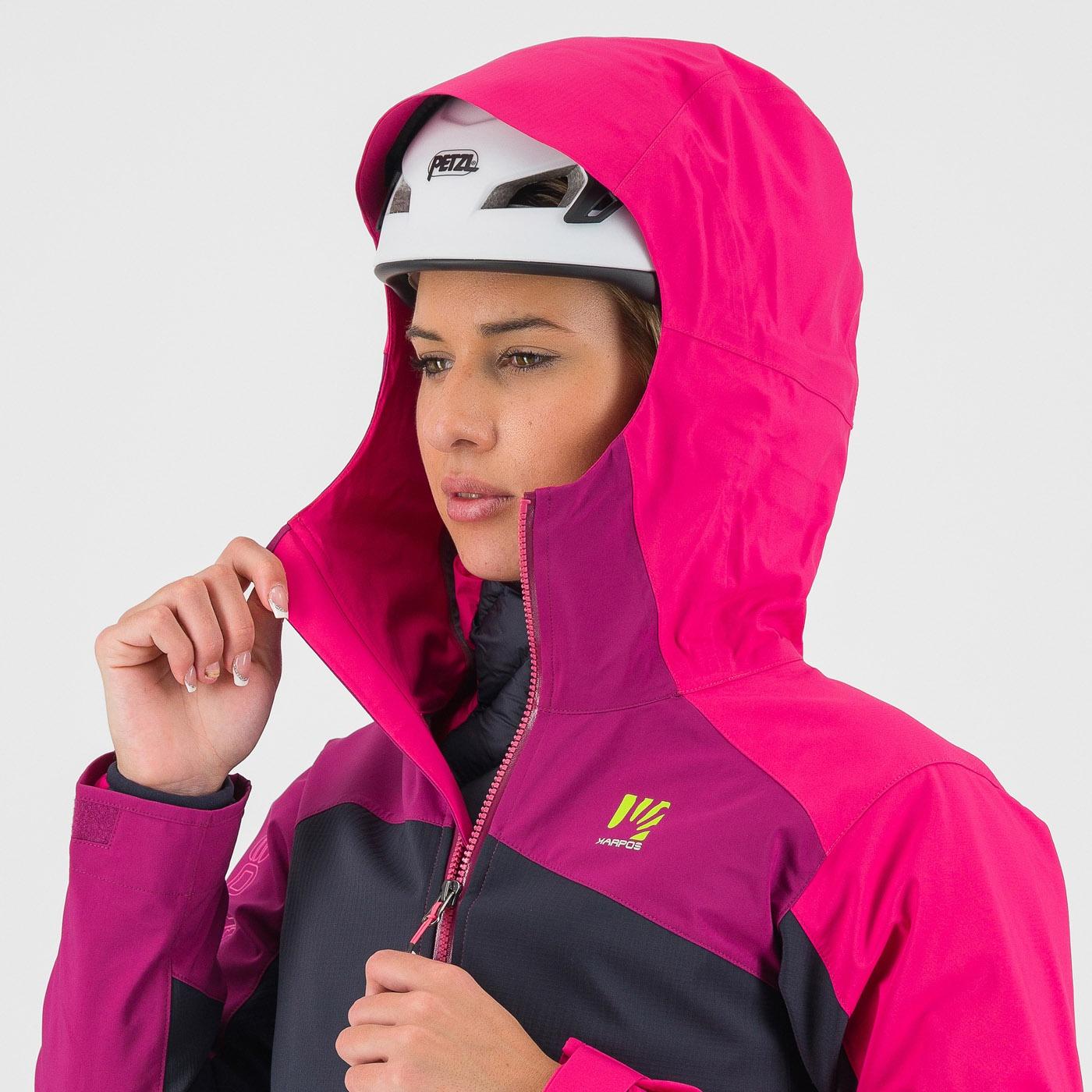 Marmolada w jacket - vulcan/boysenberry/pink - karpos