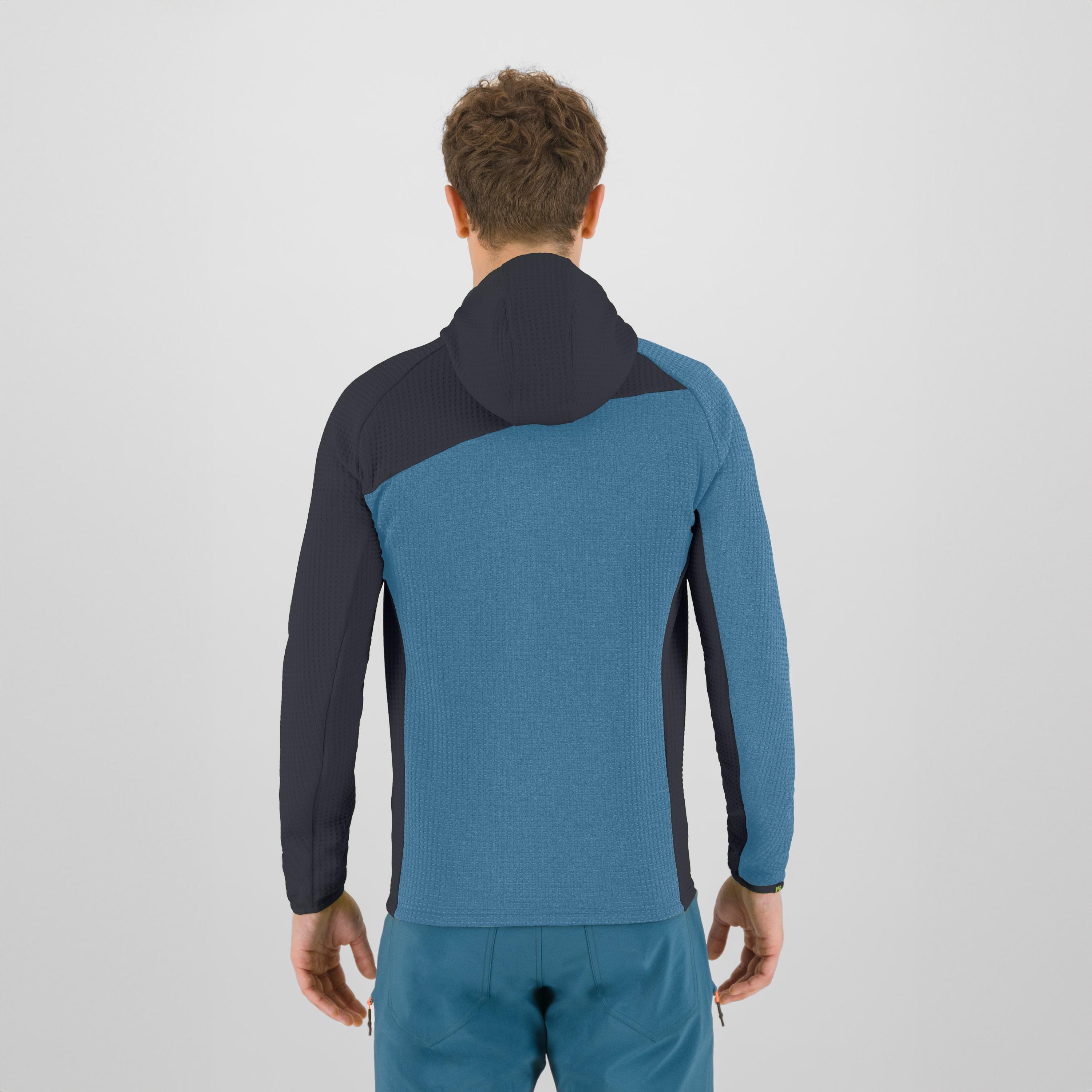 Averau full-zip hoodie fleece - niagara/vulcan - karpos