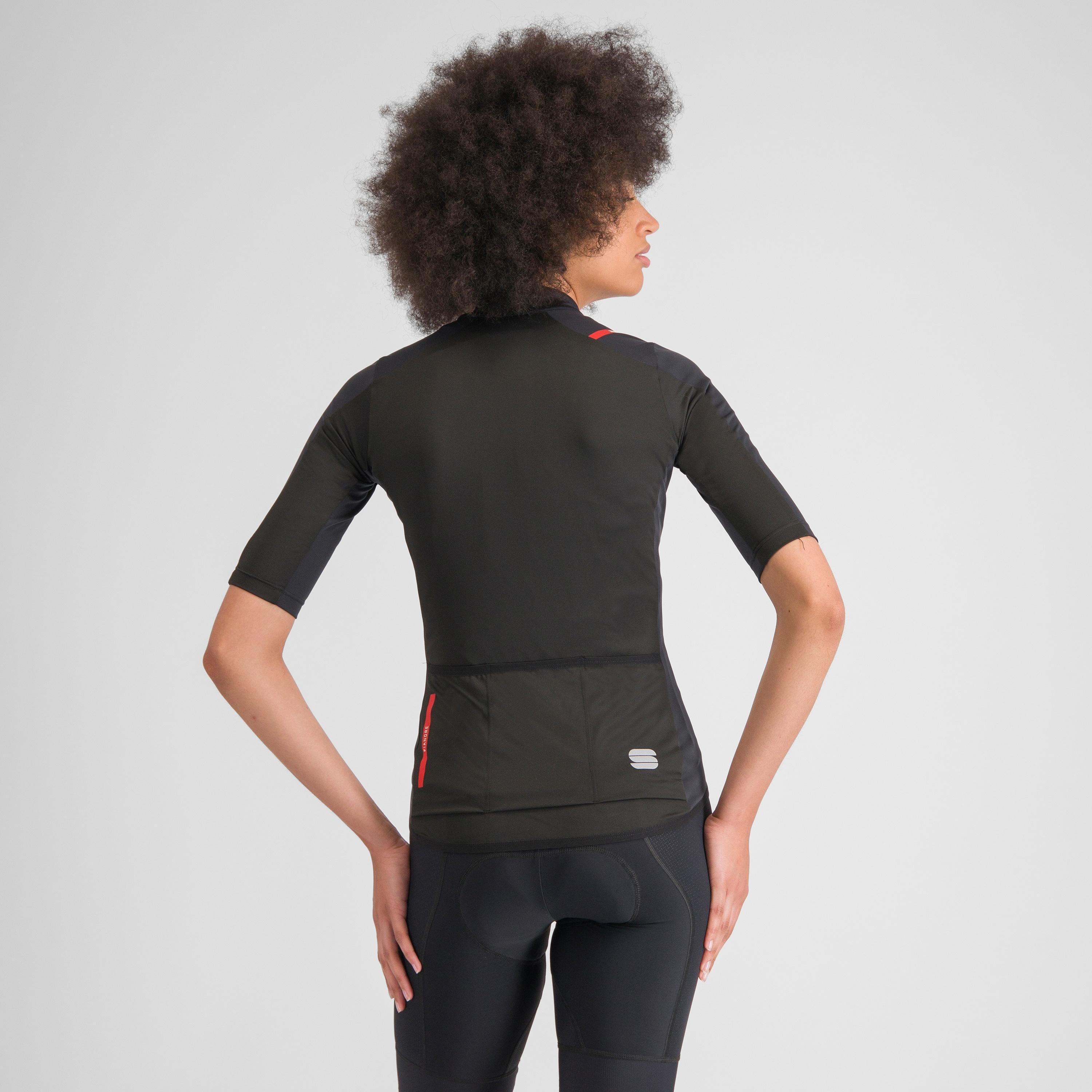 Fiandre light  short sleeve w jacket - black - sportful
