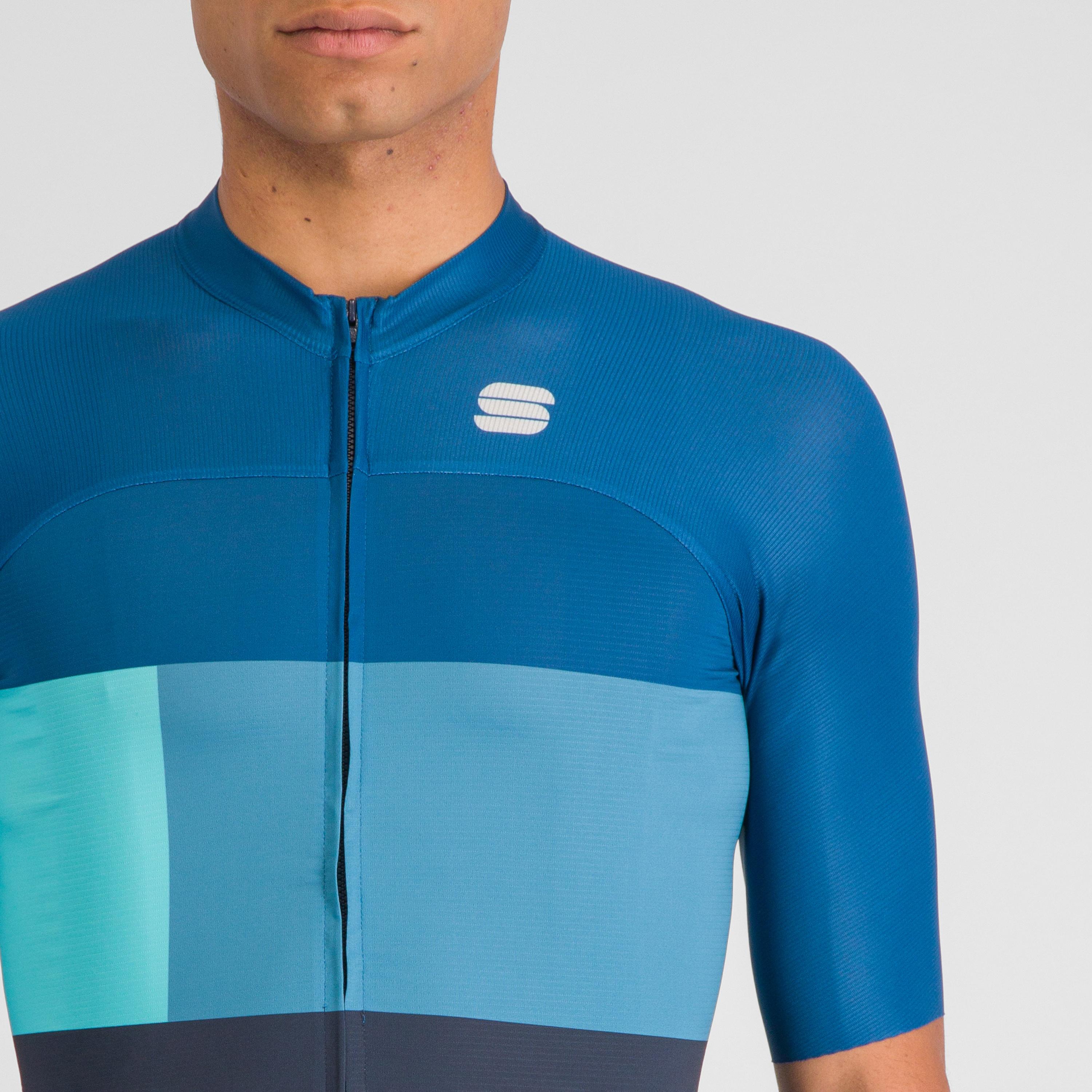 Snap jersey - galaxy blue dark berry blue - sportful