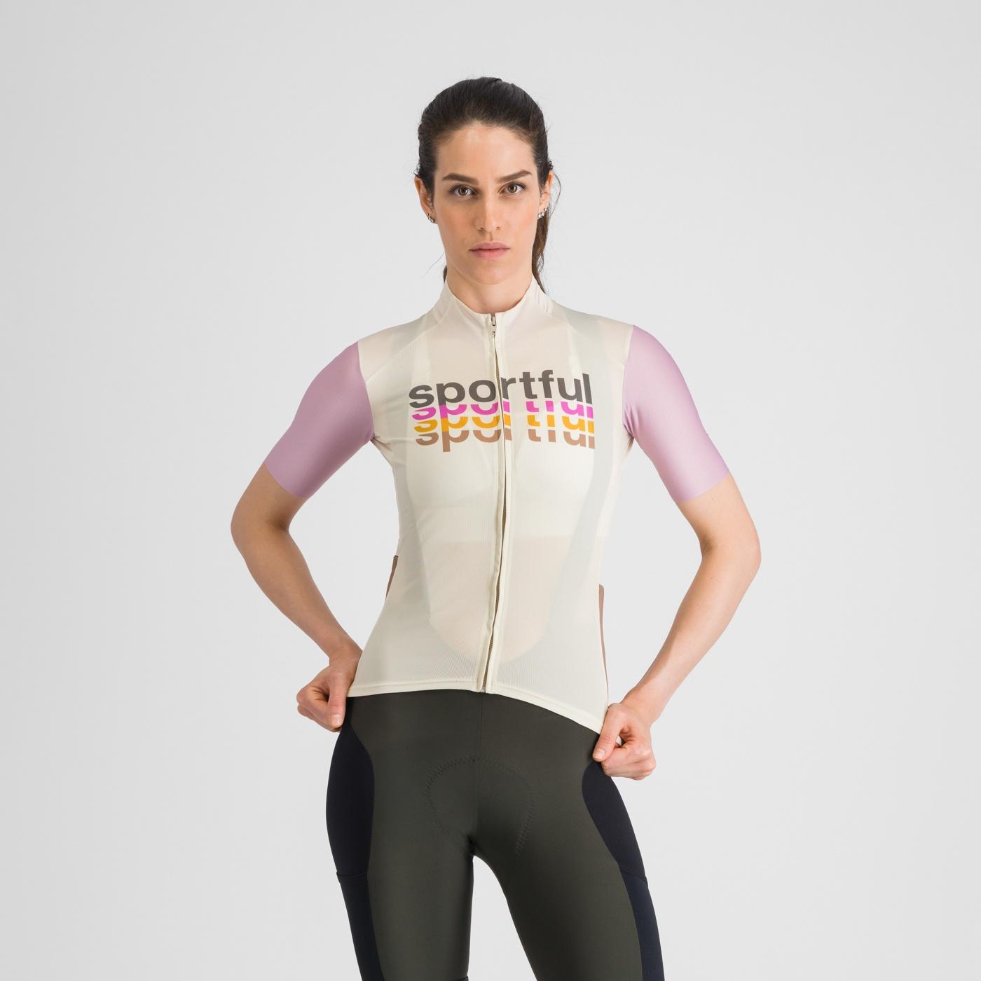 Supergiara logo 2 w jersey - cream - sportful