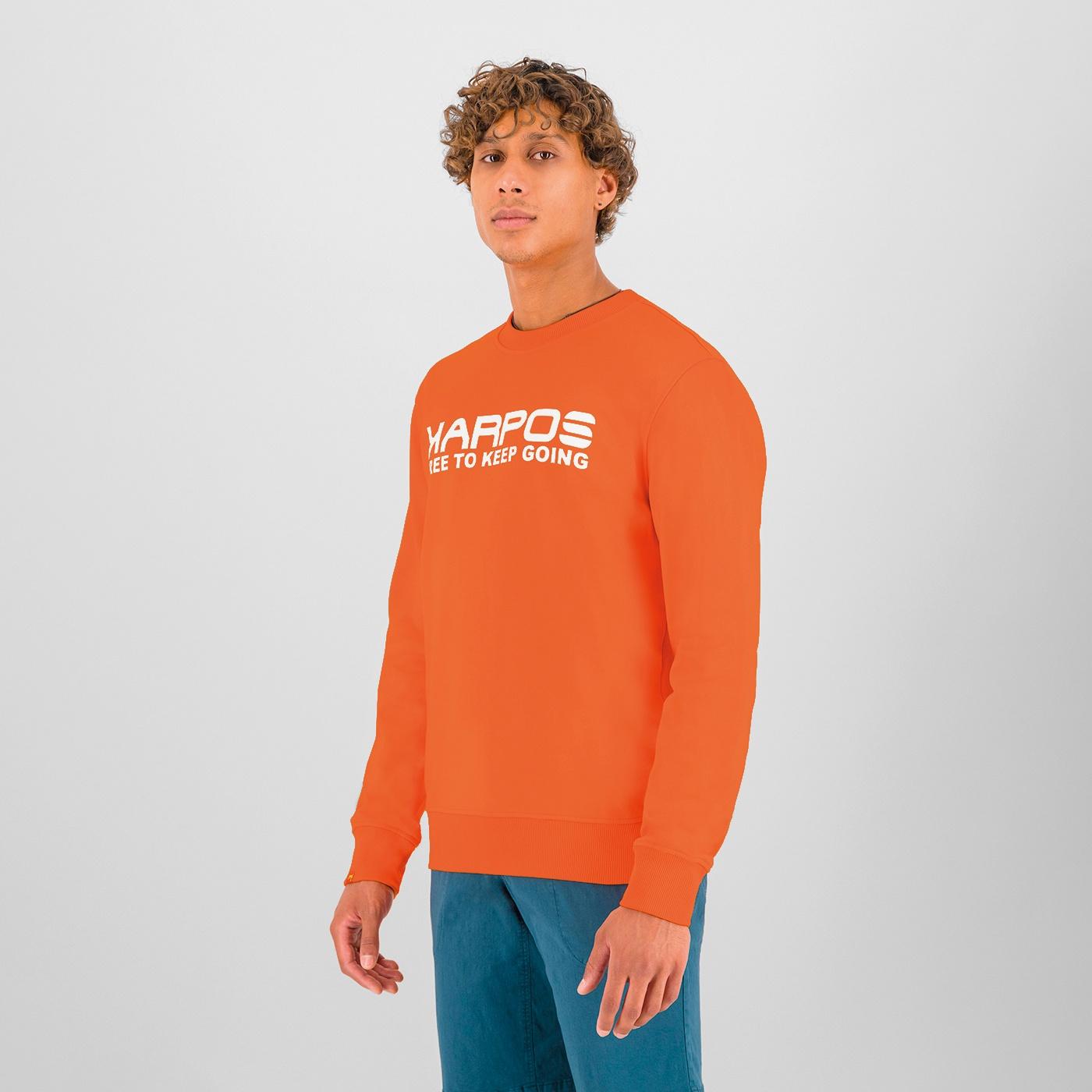 Sparviero sweatshirt - scarlet ibis - karpos