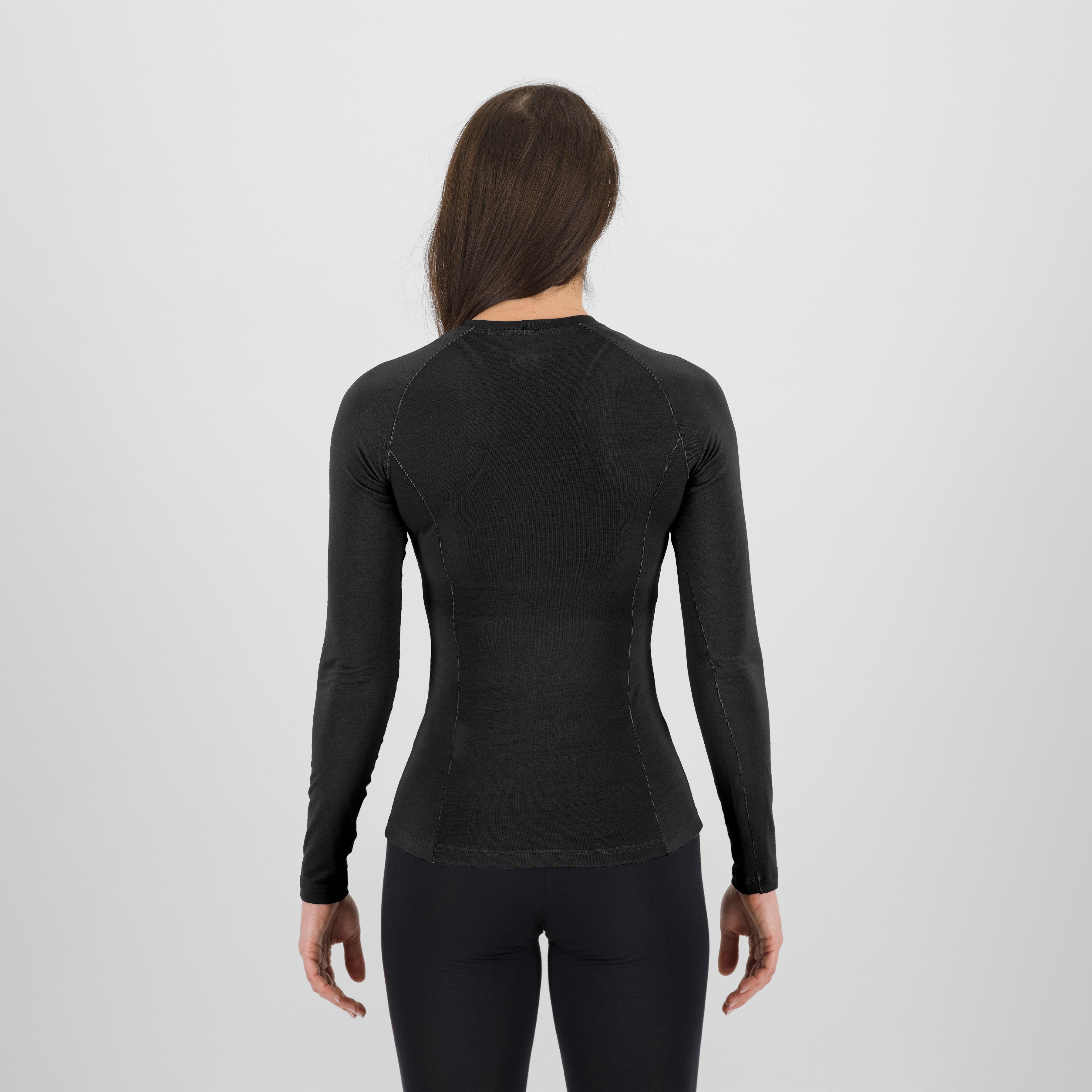 Dinamico merino 130  w jersey ls - black - karpos
