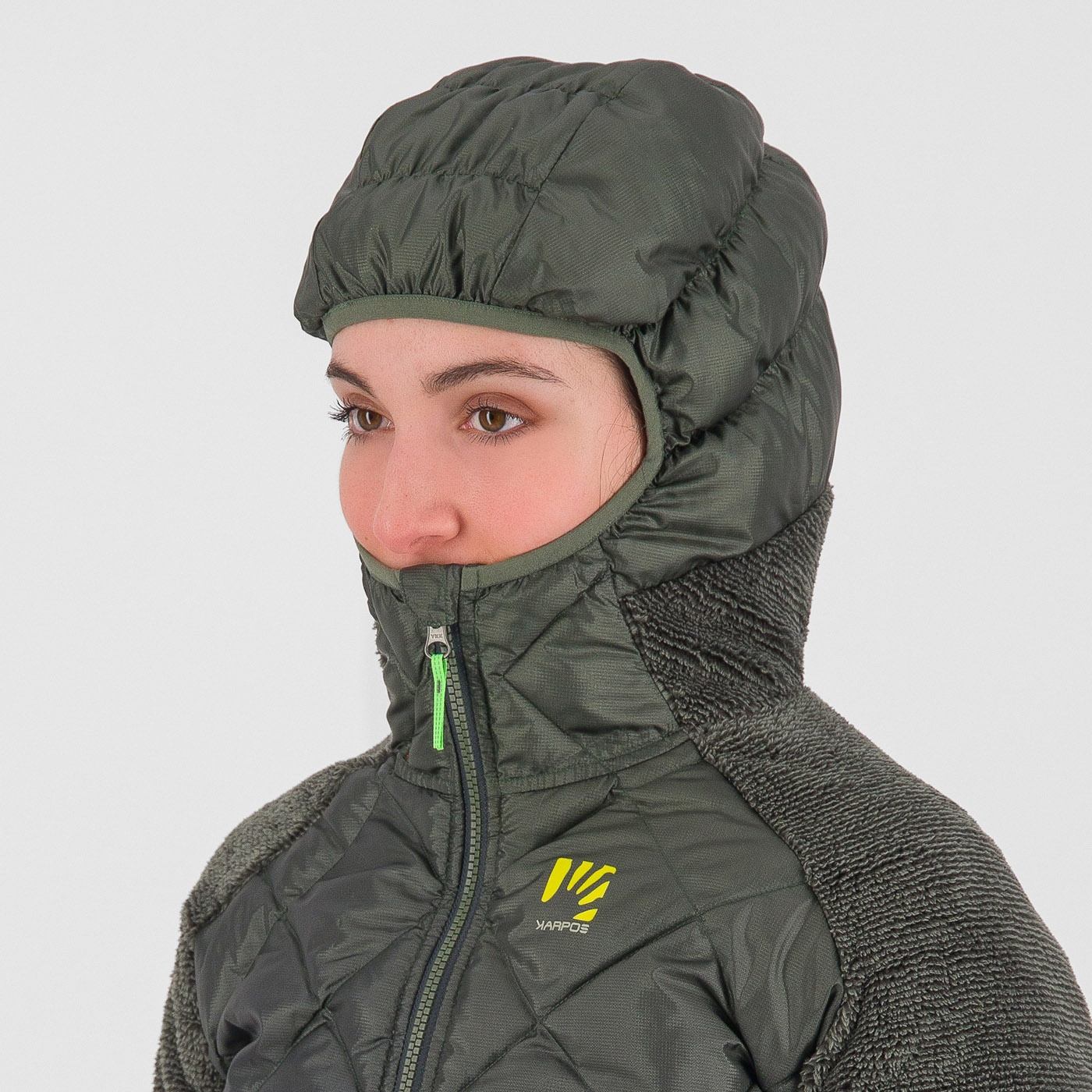 Smart w marmarole jacket - black sand/thyme - karpos