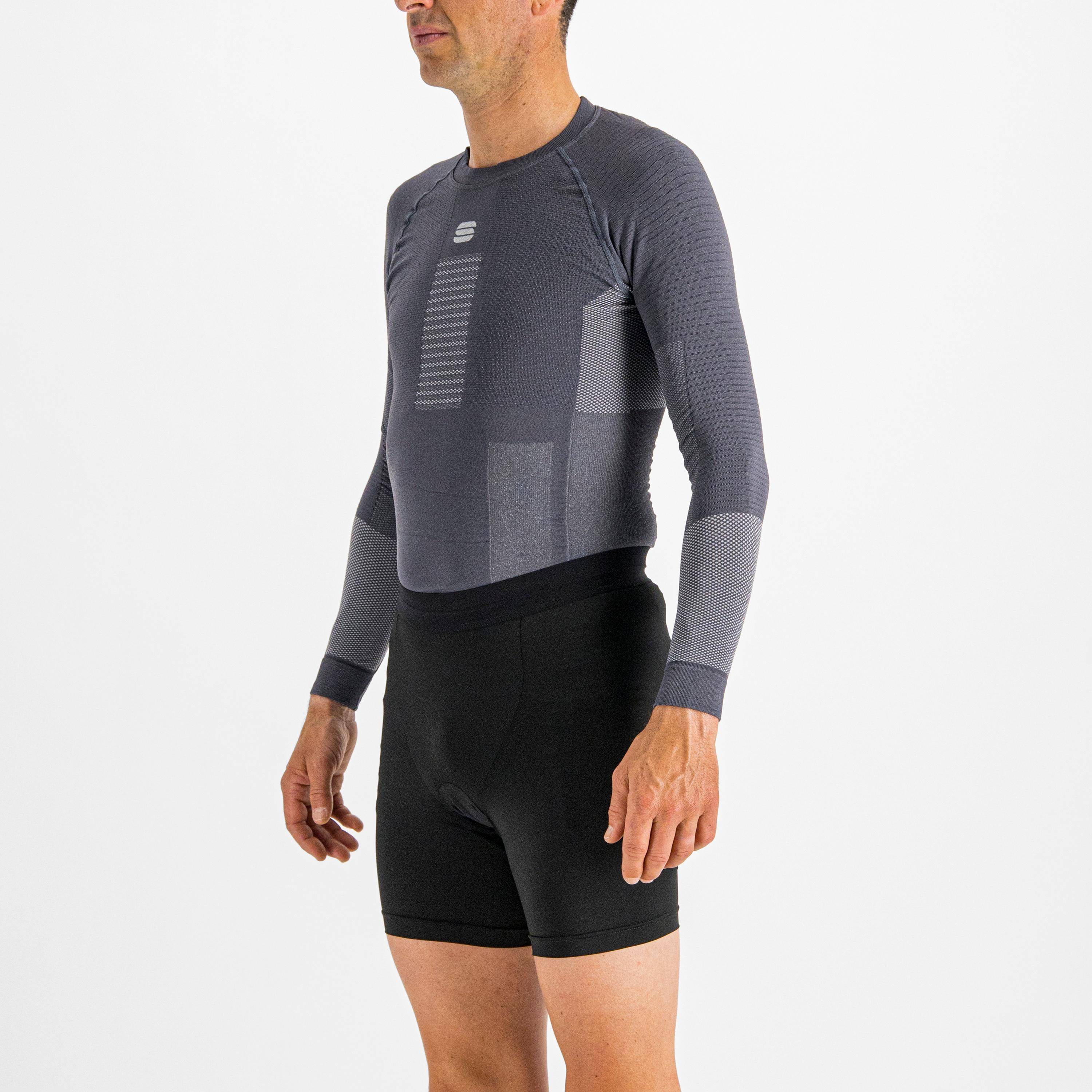 2nd skin tee long sleeve - dark grey silver - sportful