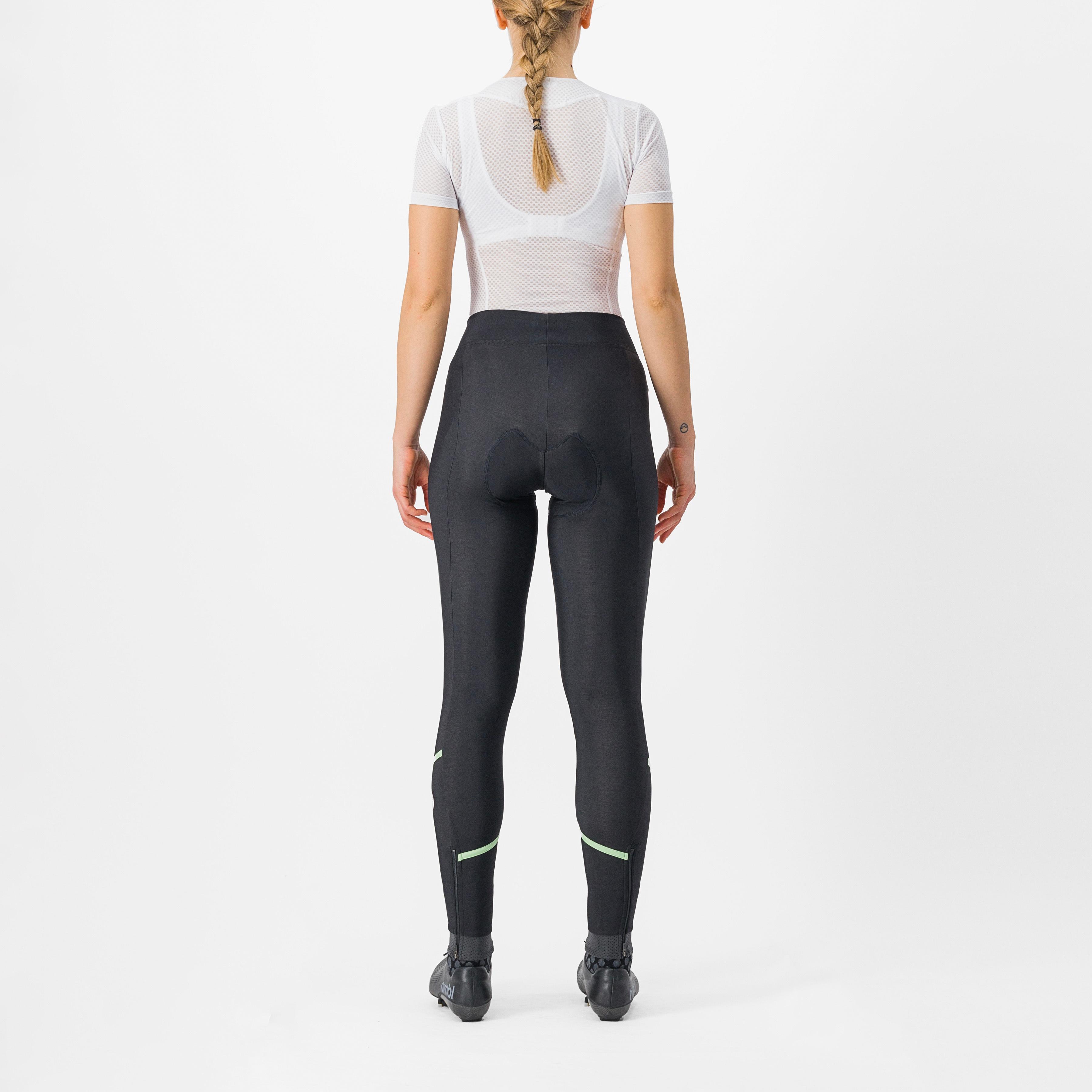 Velocissima thermal tight - black/paradise mint-black refl - castelli