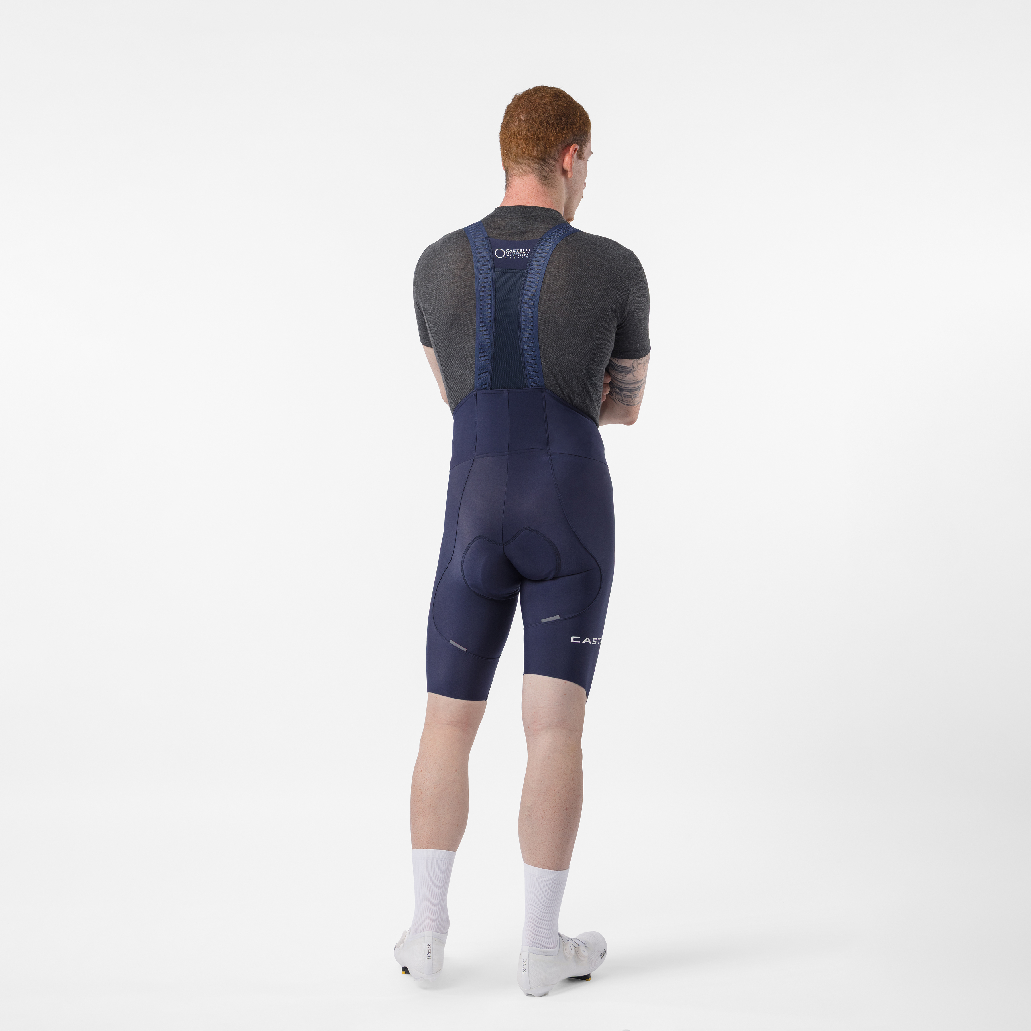 Espresso thermal bibshort - belgian blue - castelli