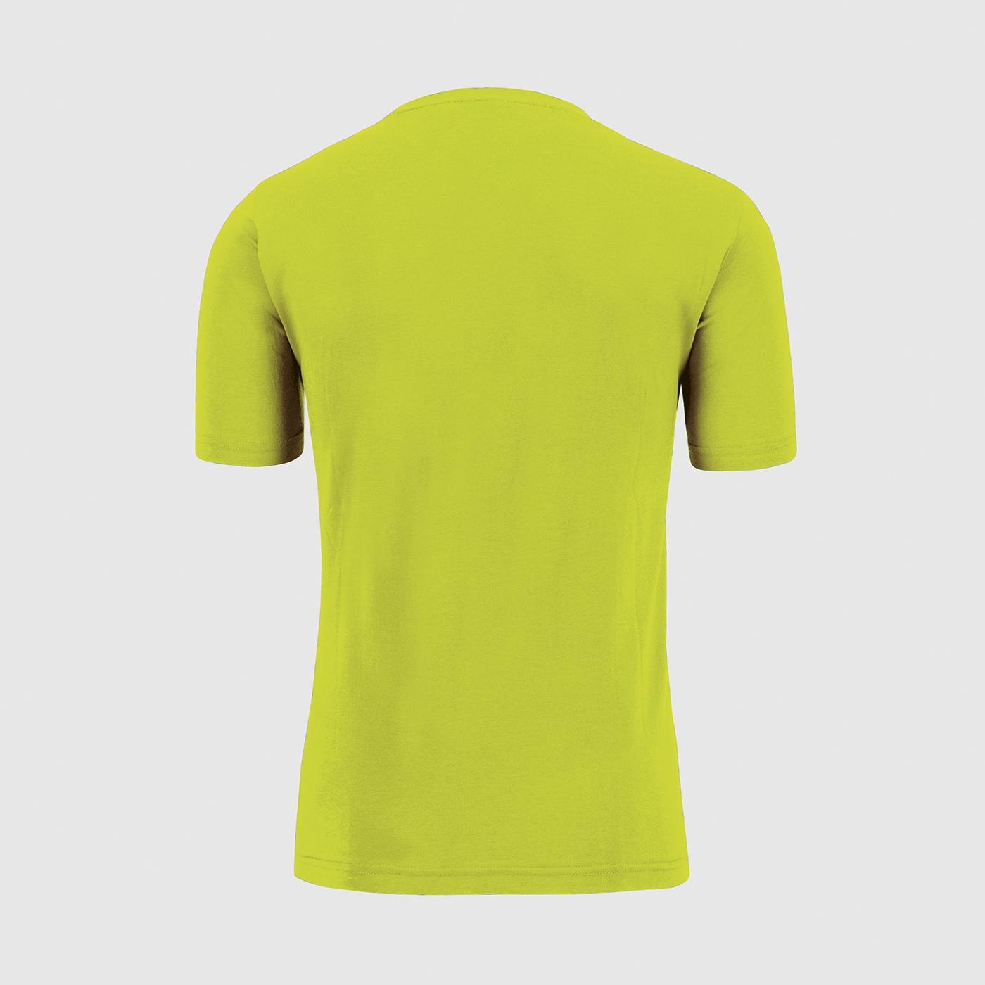Berto cotton t-shirt - giallo kiwi - karpos