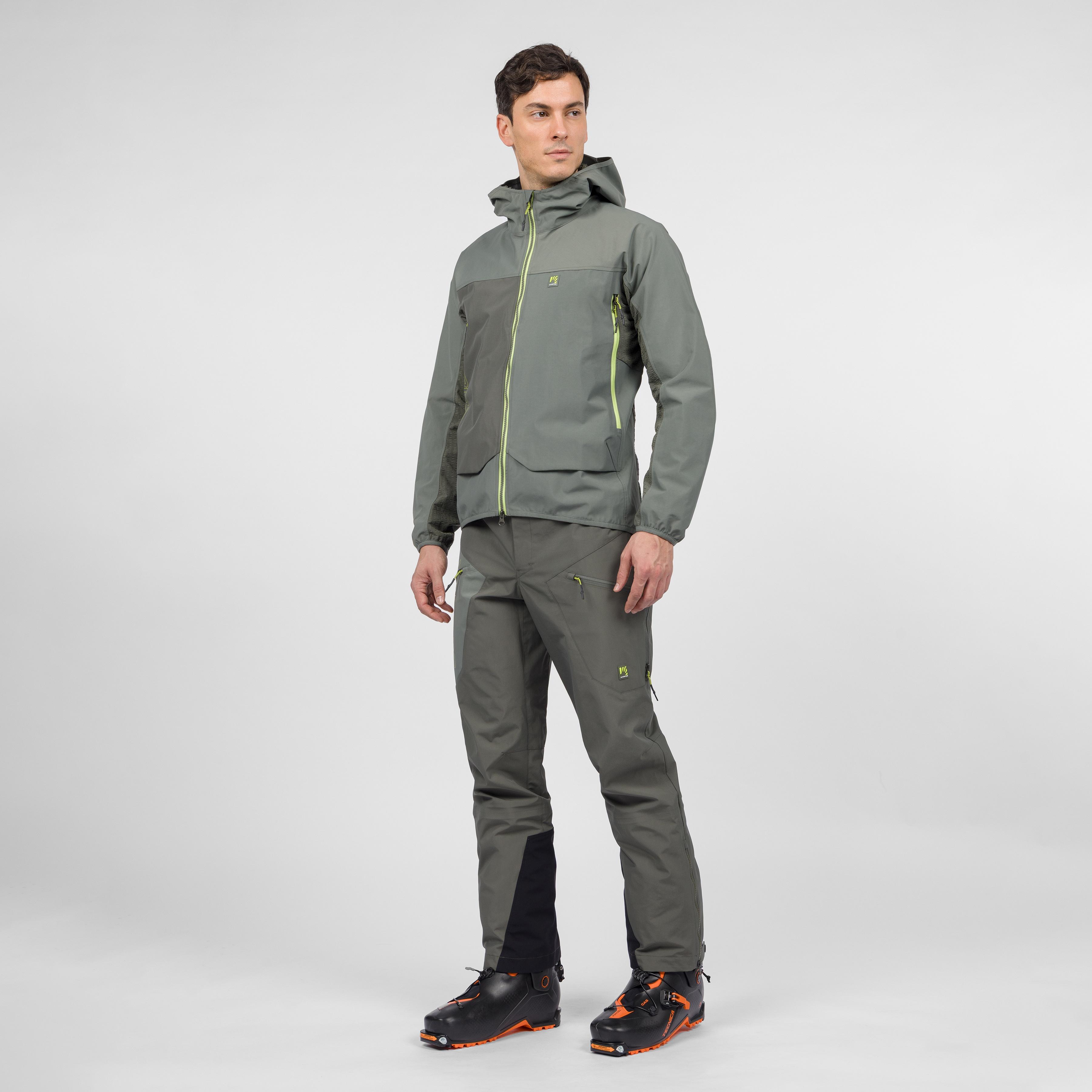 Pizzo bianco evo jacket - castor/kambaba - karpos