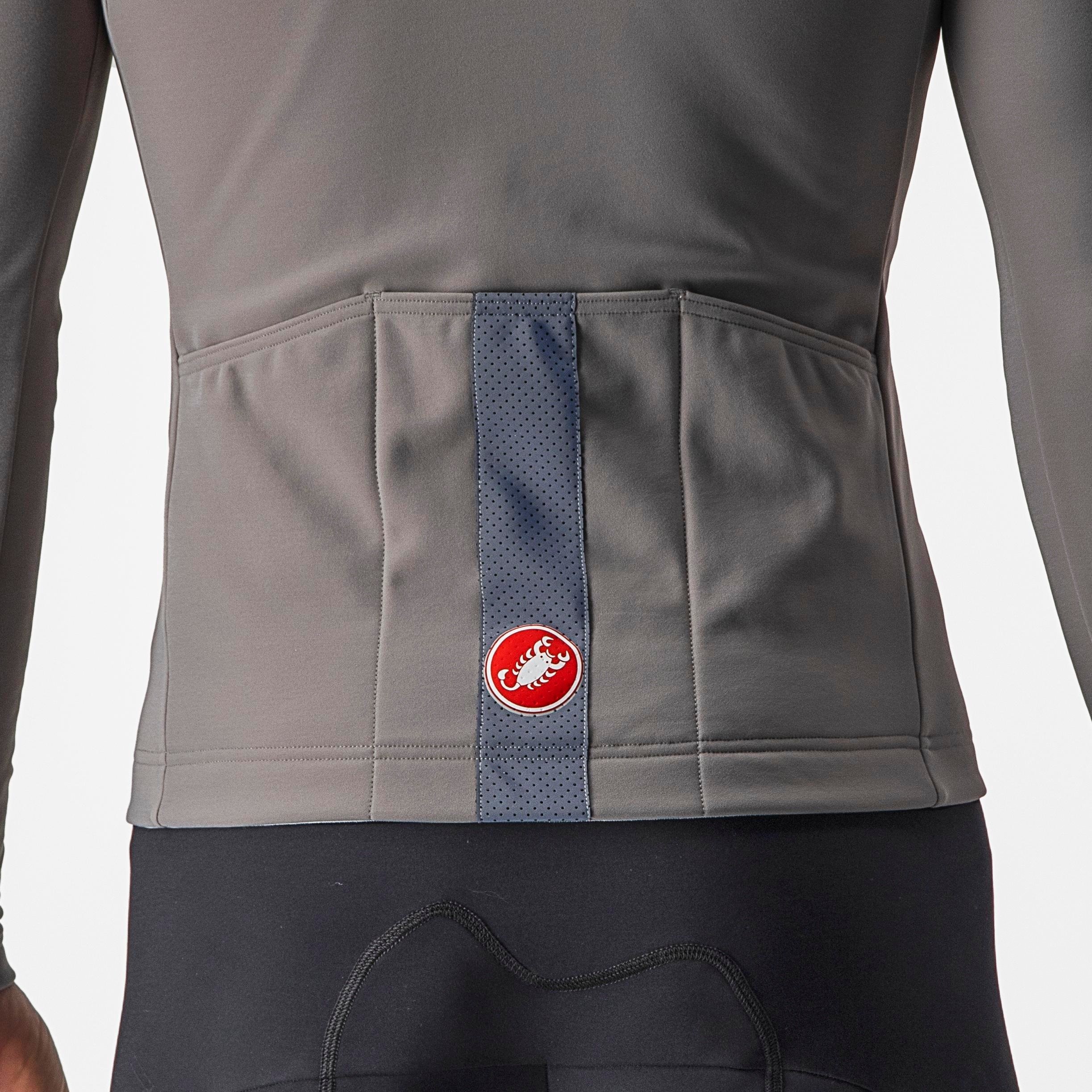 Tutto nano ros jersey - nickel gray - castelli