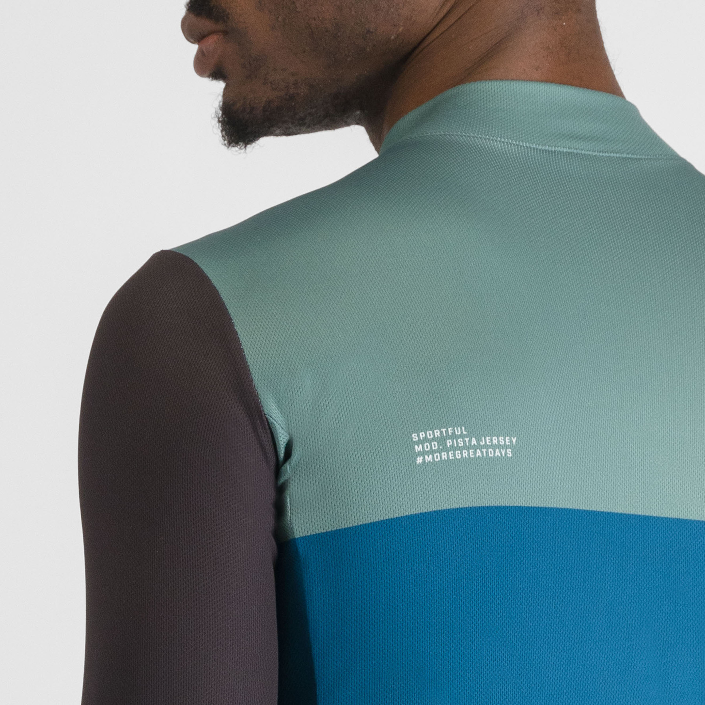 Pista thermal jersey - blue green black orange - sportful